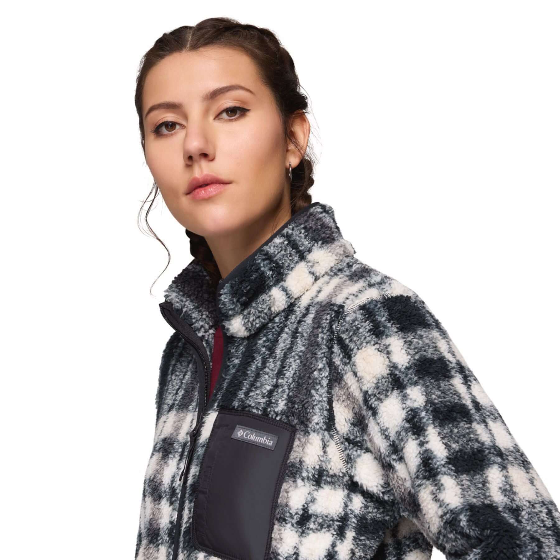 Women's West Bend Print Fleece Jacket - Image 5