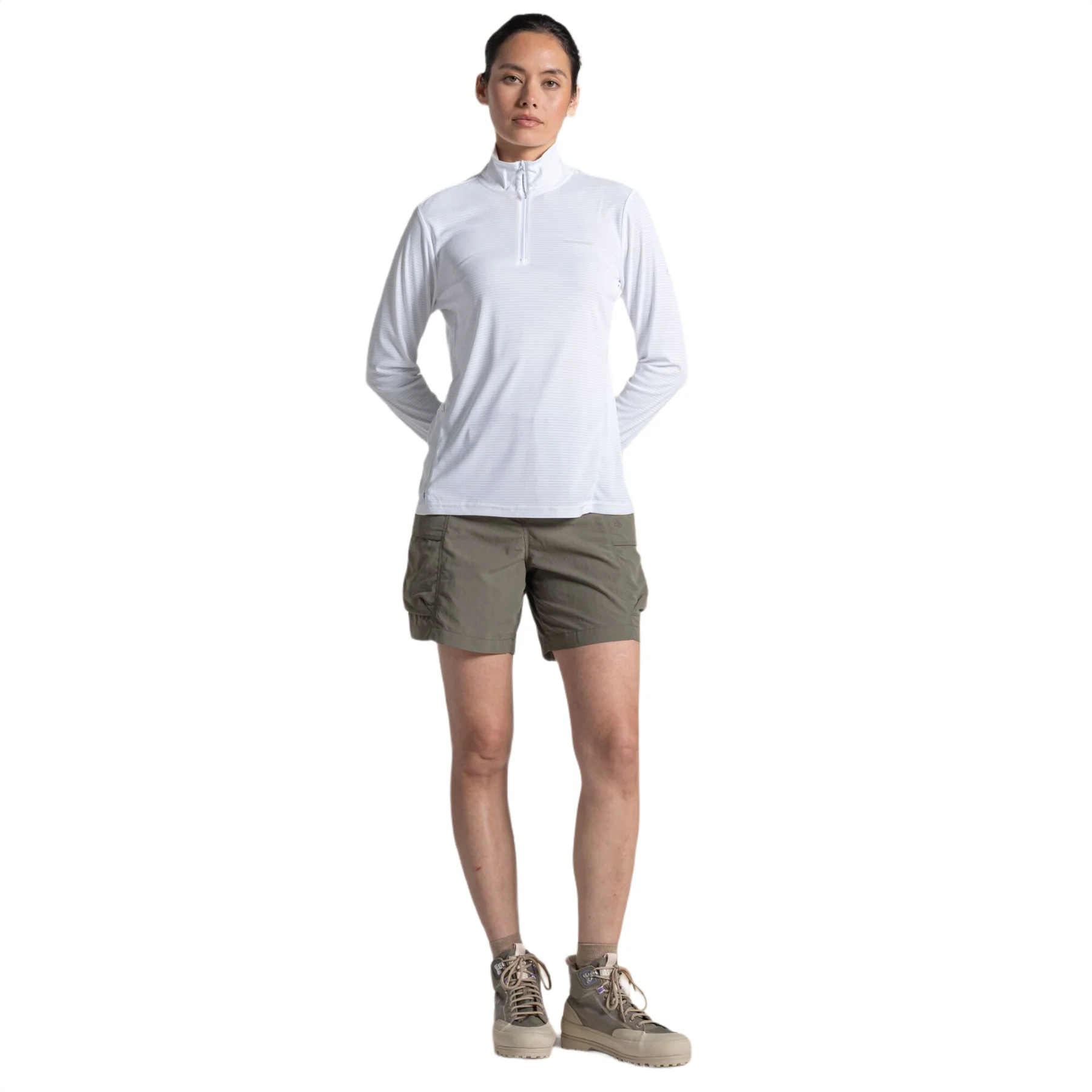 Women's Nosilife Solarshield+ Half Zip Technical Top - Image 3