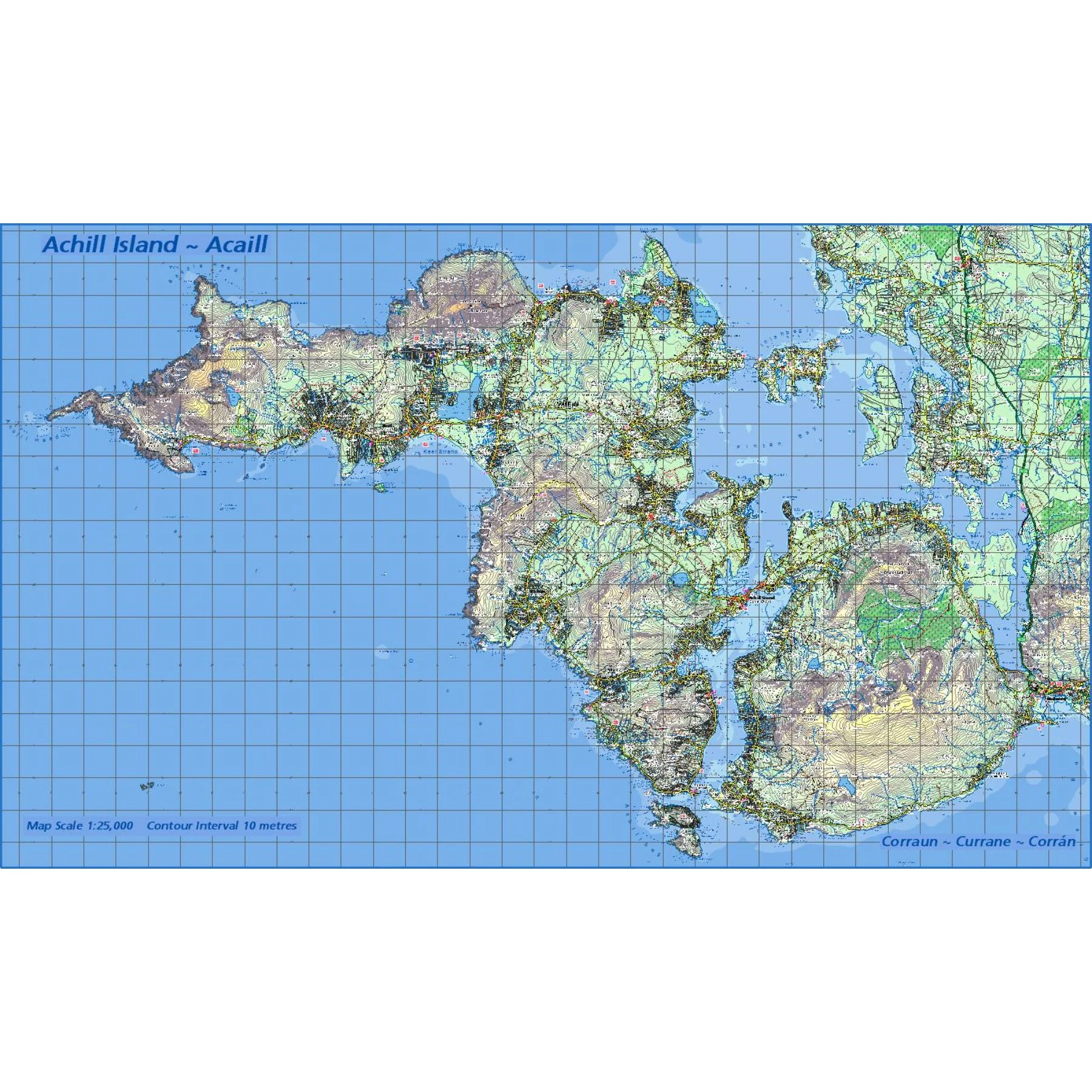 Achill & Corraun Clare Island Map - Image 3