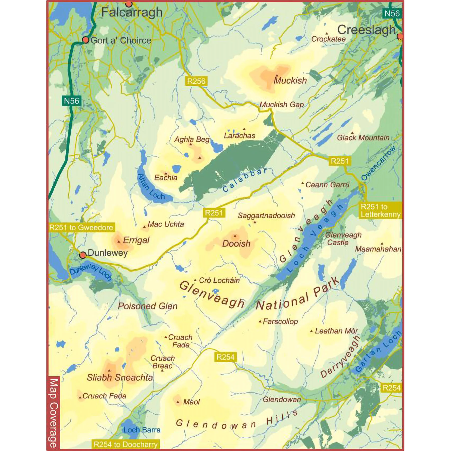 Derryveagh Waterproof Map - Image 3