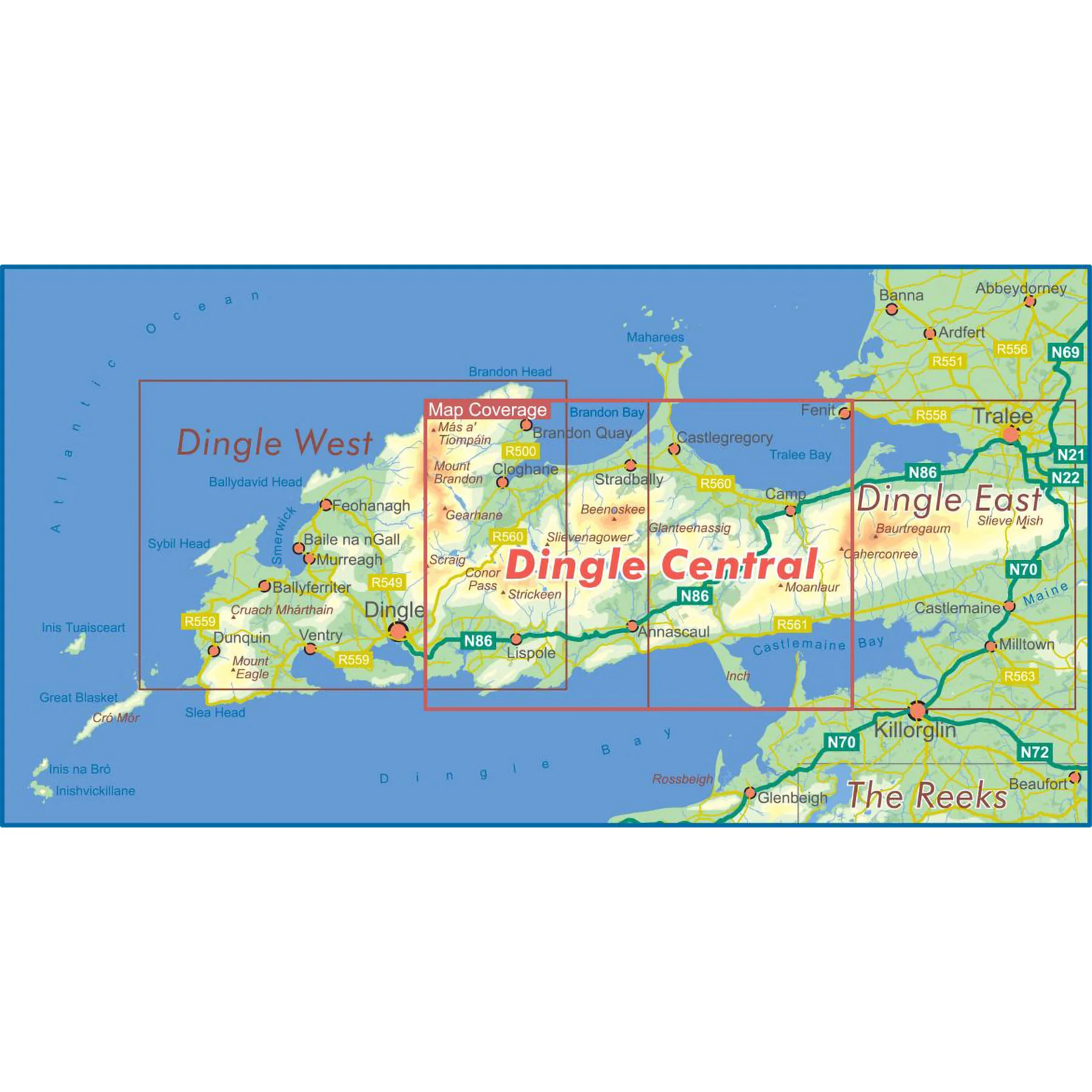 Dingle Central & Beenoskee Map - Image 3
