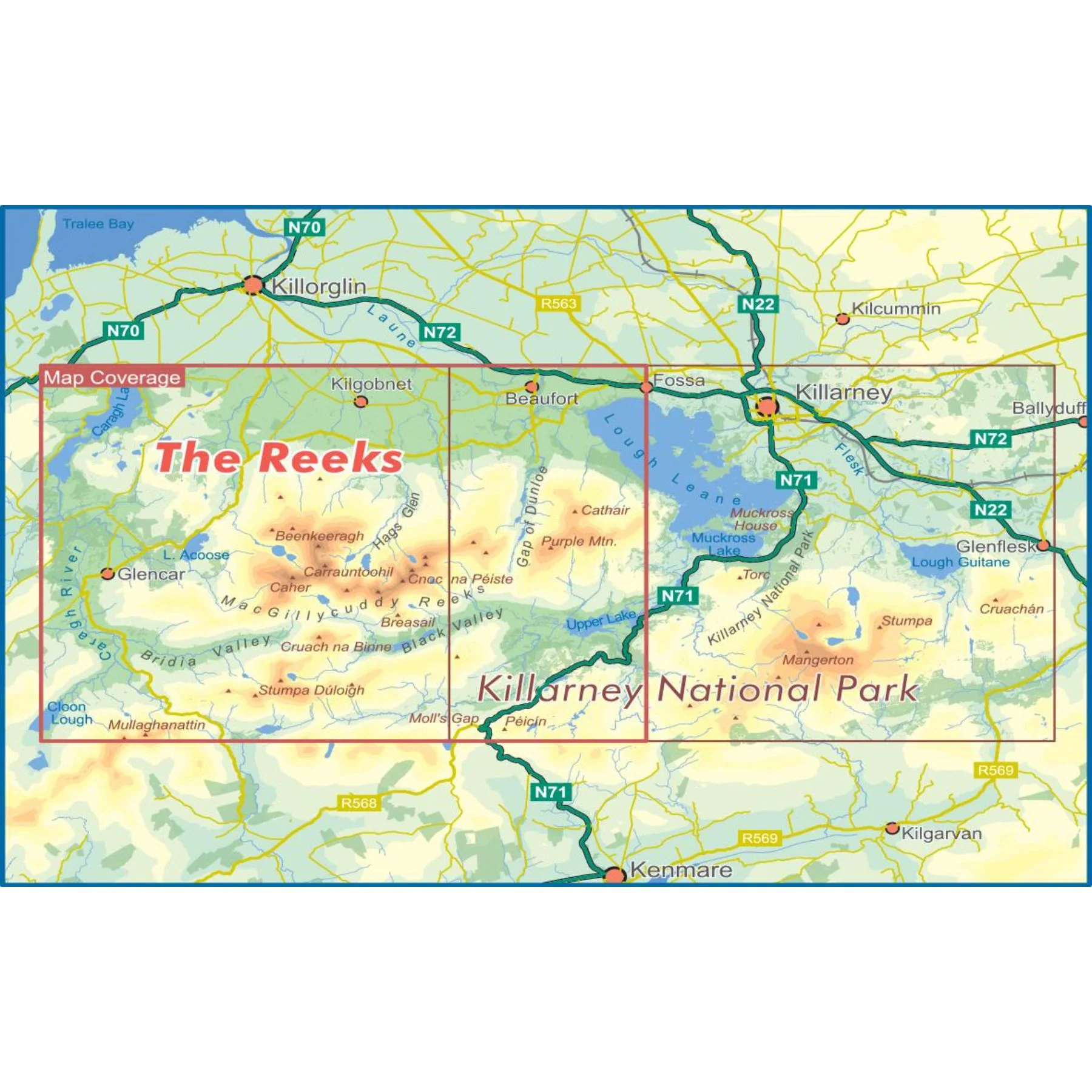 The Reeks Waterproof Map - Image 2