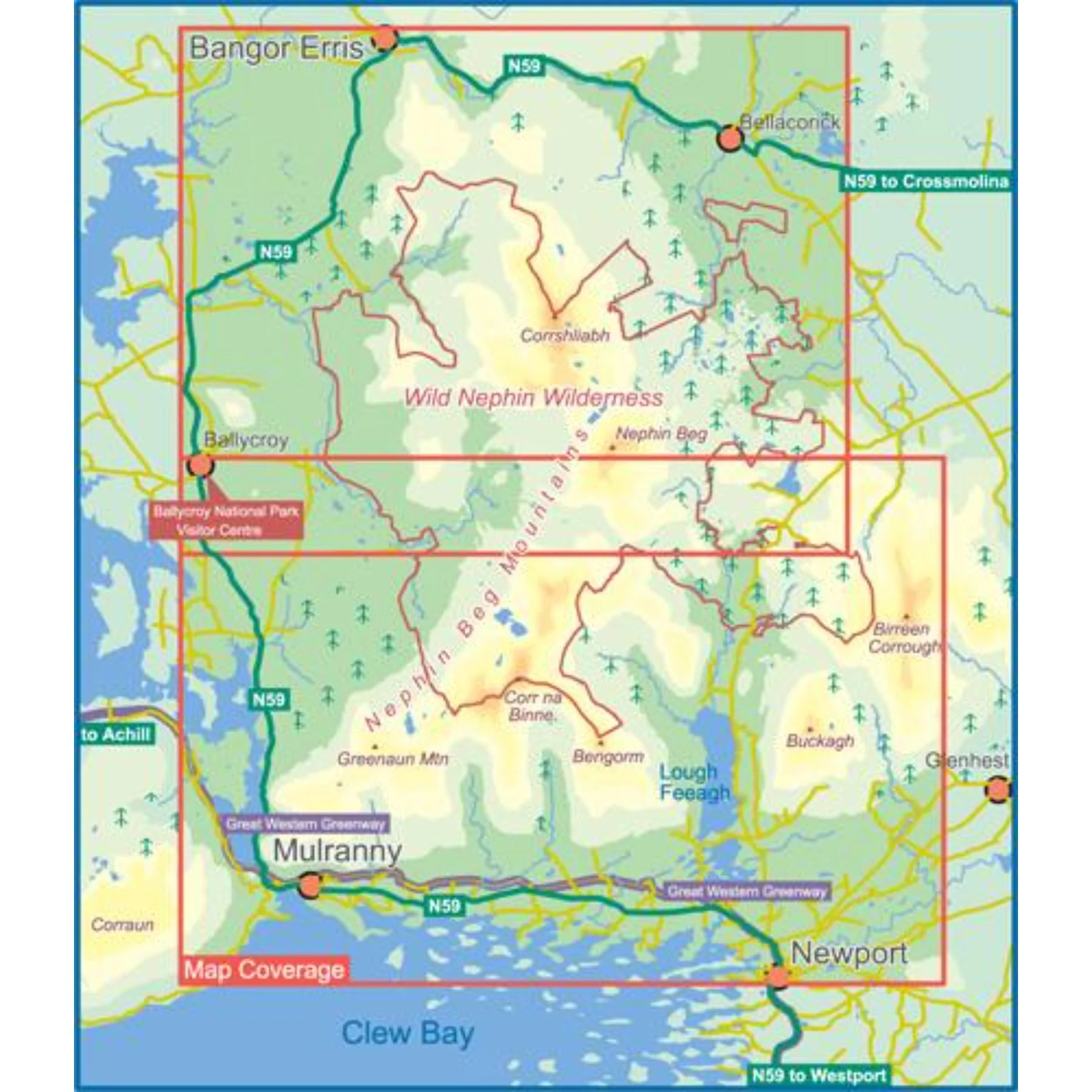 Wild Nephin Map - Image 2
