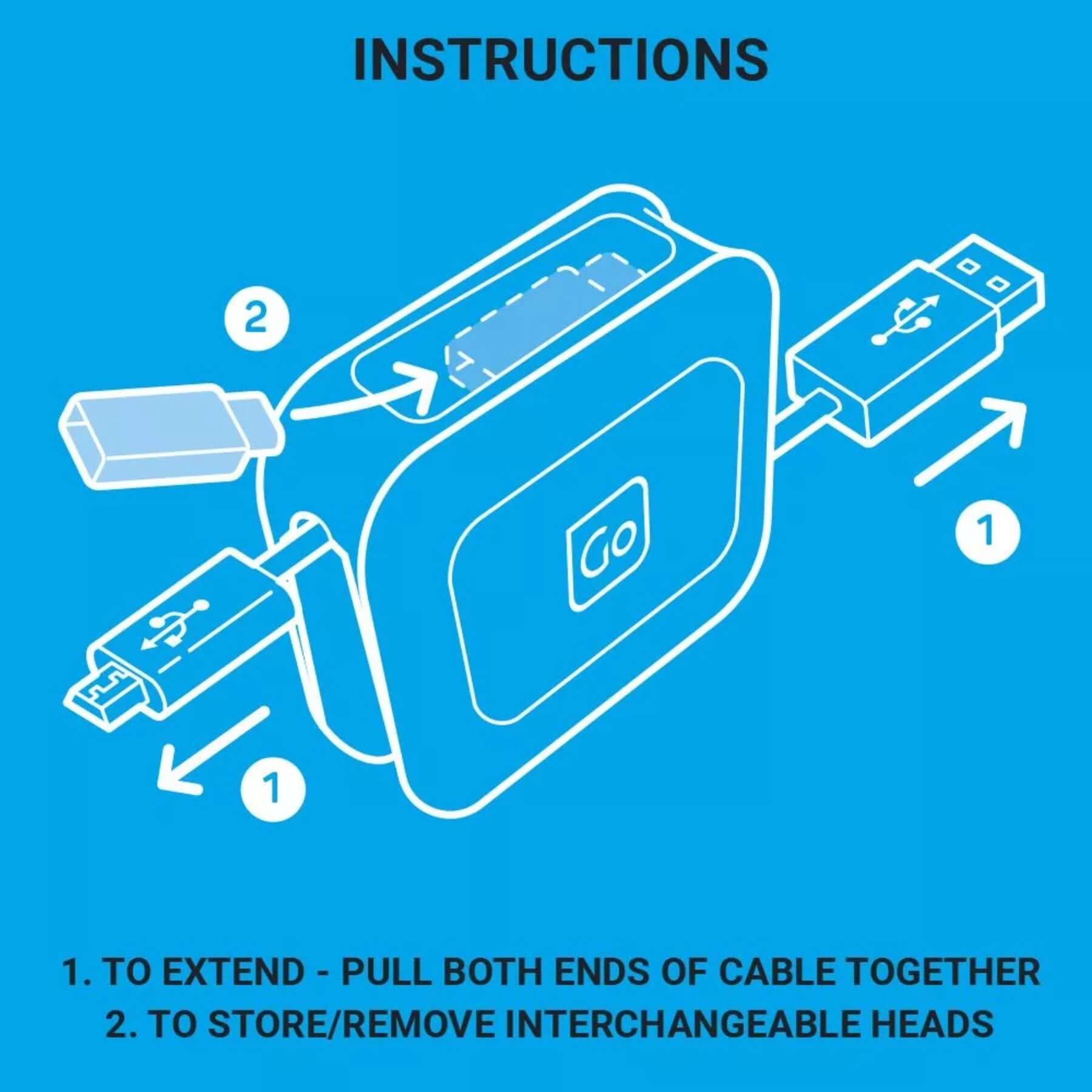 3 In 1 Retractable Connector Cable - Image 7