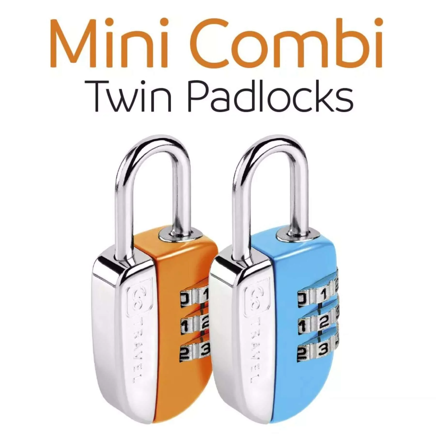 Mini Combi Twin Padlocks - Image 2