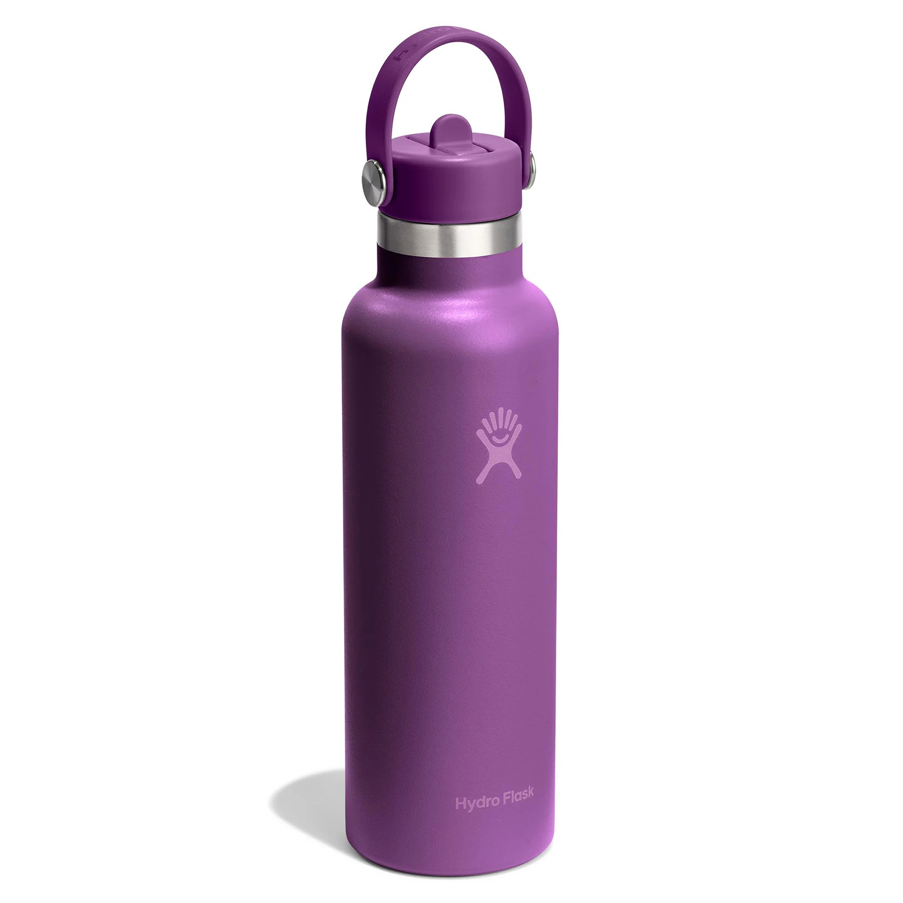 21 oz Standard Mouth with Flex Straw Cap Insulated Bottle - Image 11