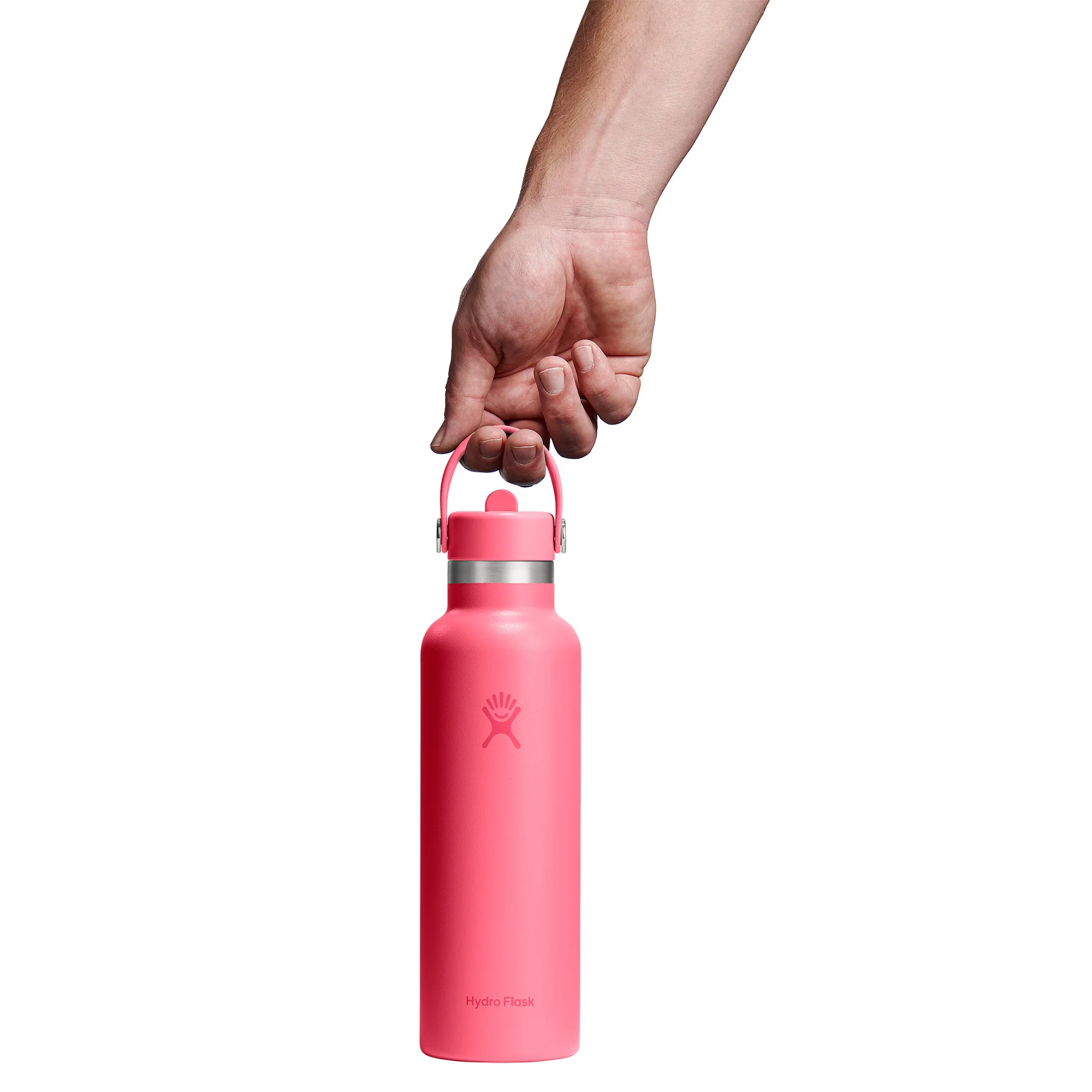 21 oz Standard Mouth with Flex Straw Cap Insulated Bottle - Image 3