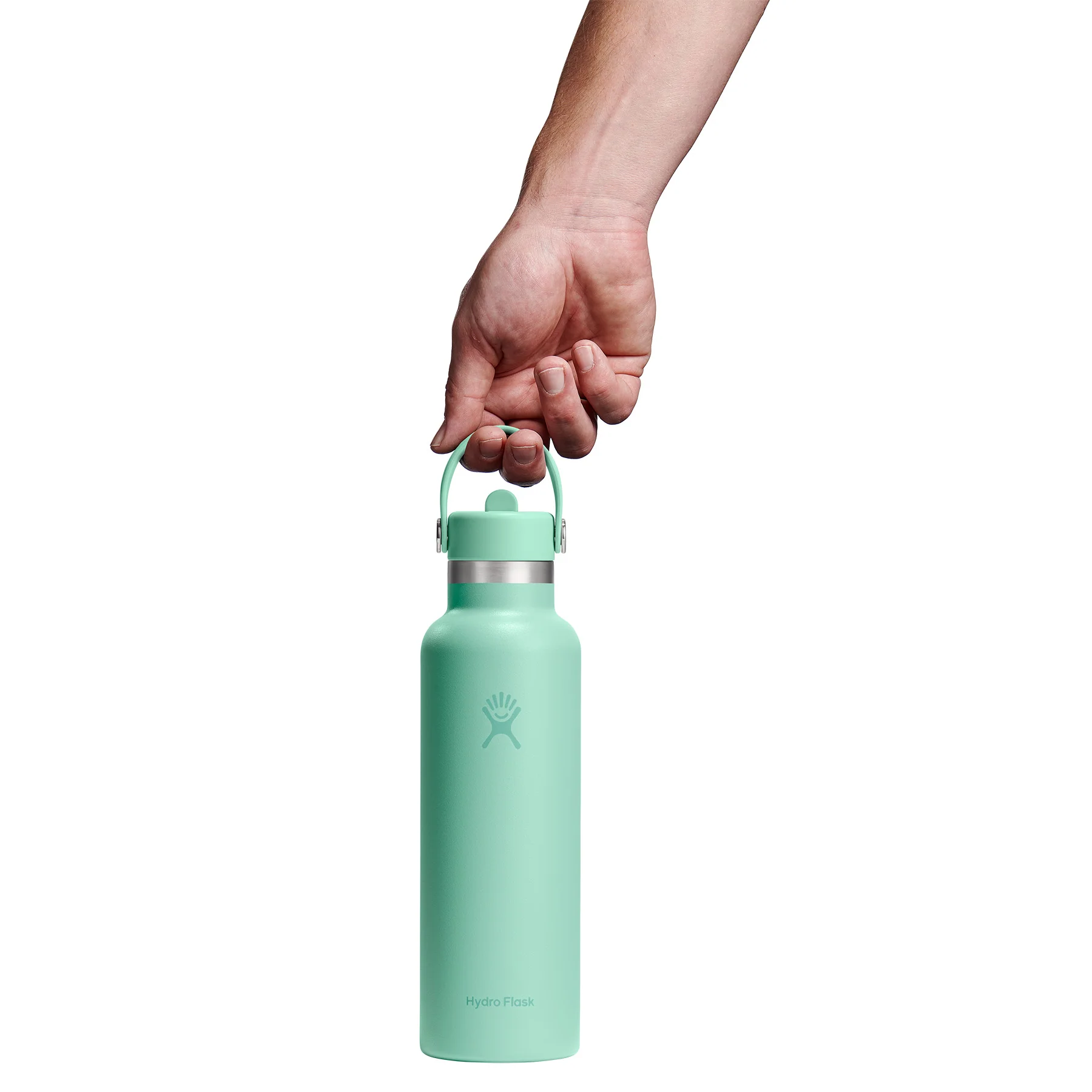 21 oz Standard Mouth with Flex Straw Cap Insulated Bottle - Image 9