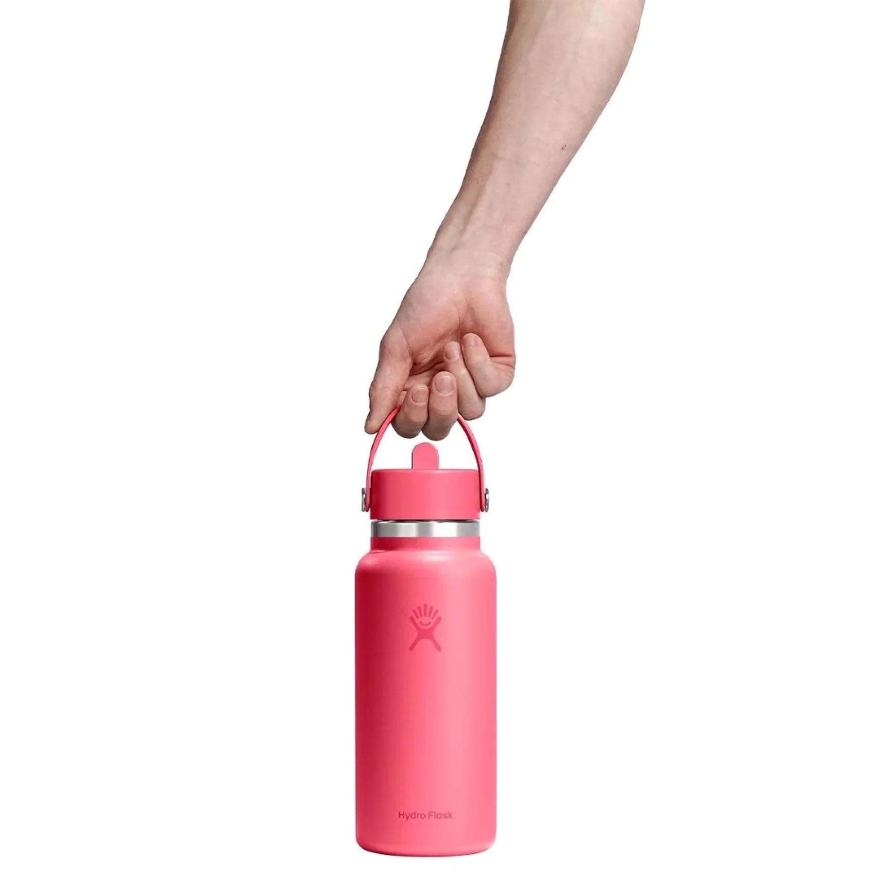 32 oz (946 ml) Wide Mouth with Flex Straw Cap Insulated Bottle - Image 8