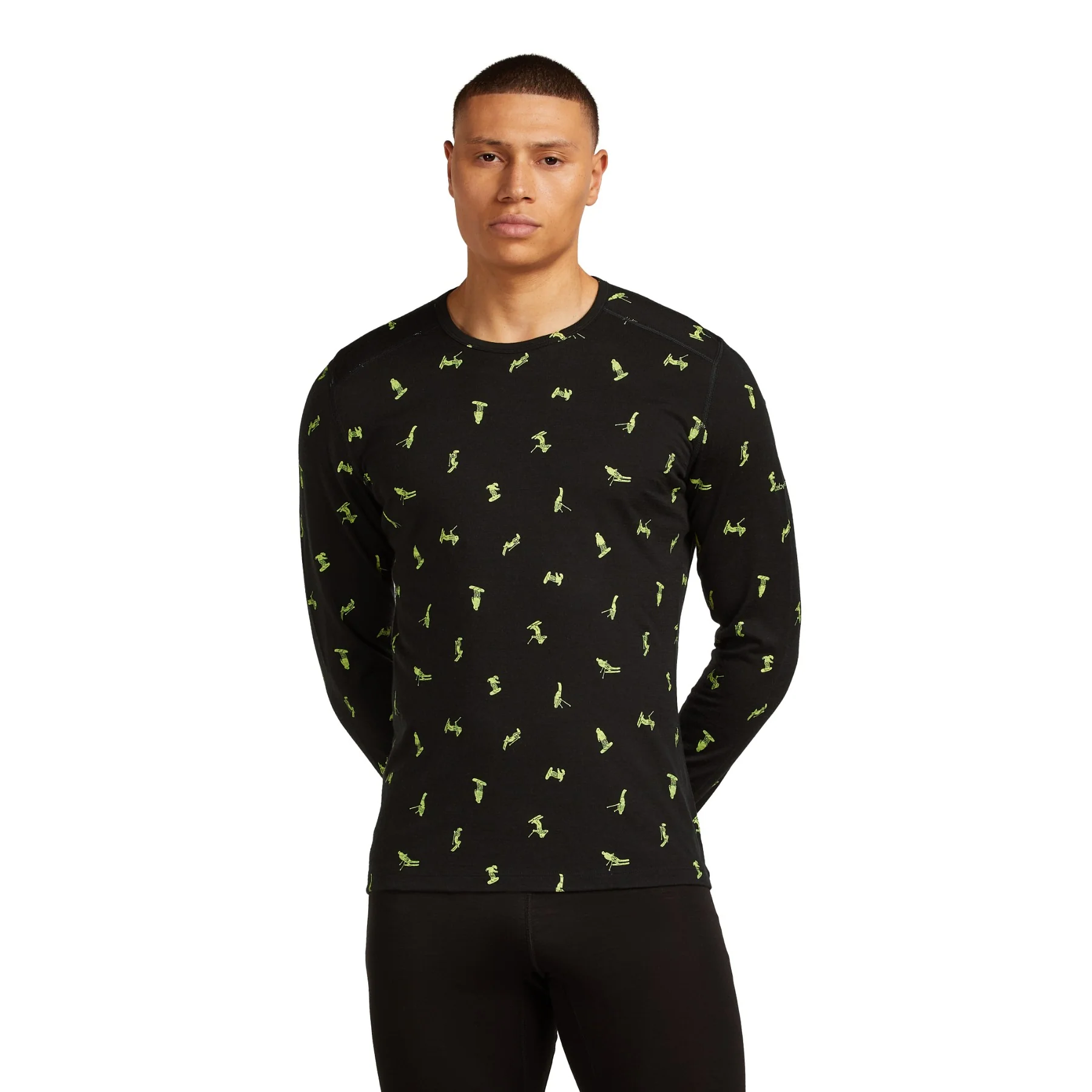 Men's 200 Oasis Long Sleeve Crewe Snow Day Crew