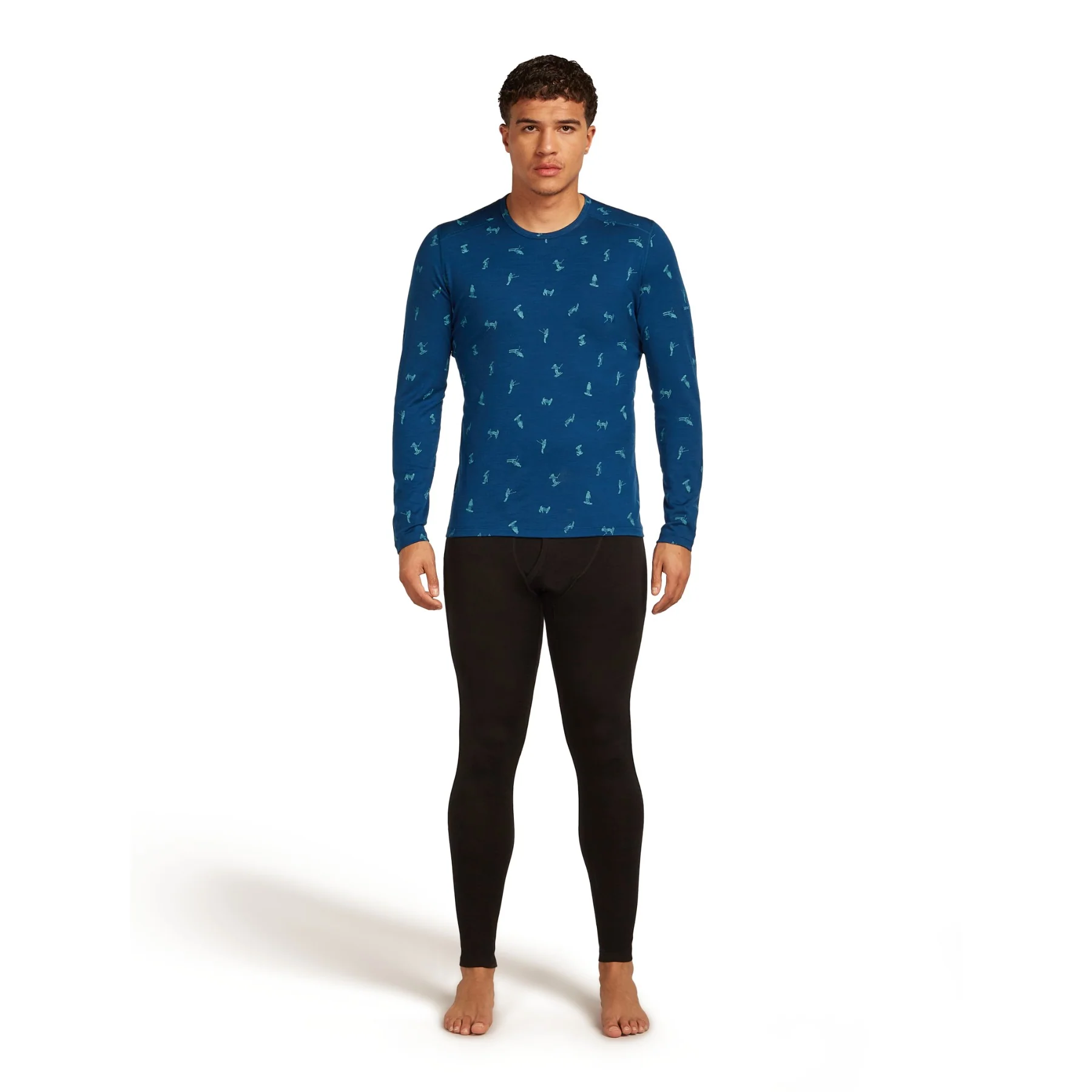 Men's 200 Oasis Long Sleeve Crewe Snow Day Crew - Image 11