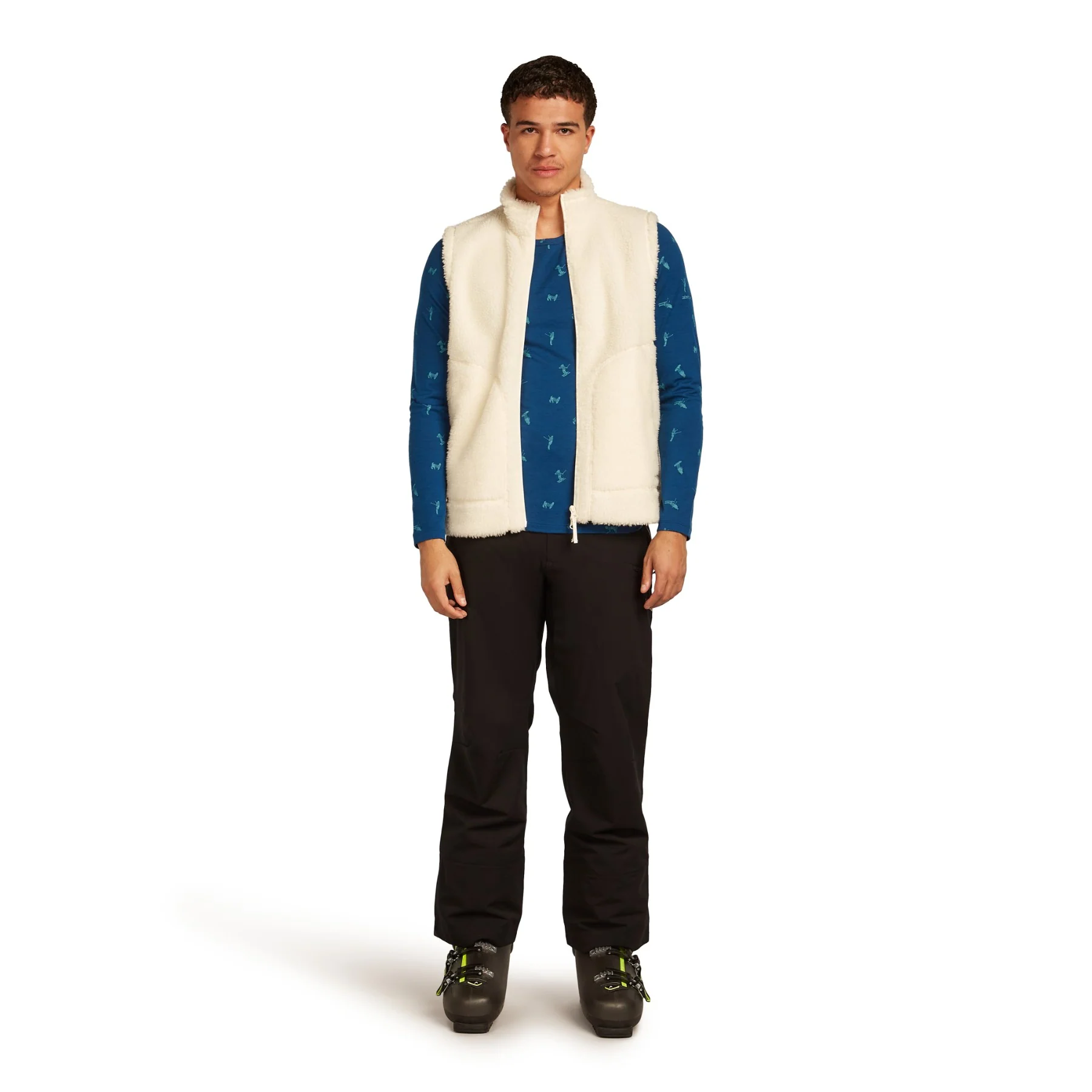 Men's 200 Oasis Long Sleeve Crewe Snow Day Crew - Image 12