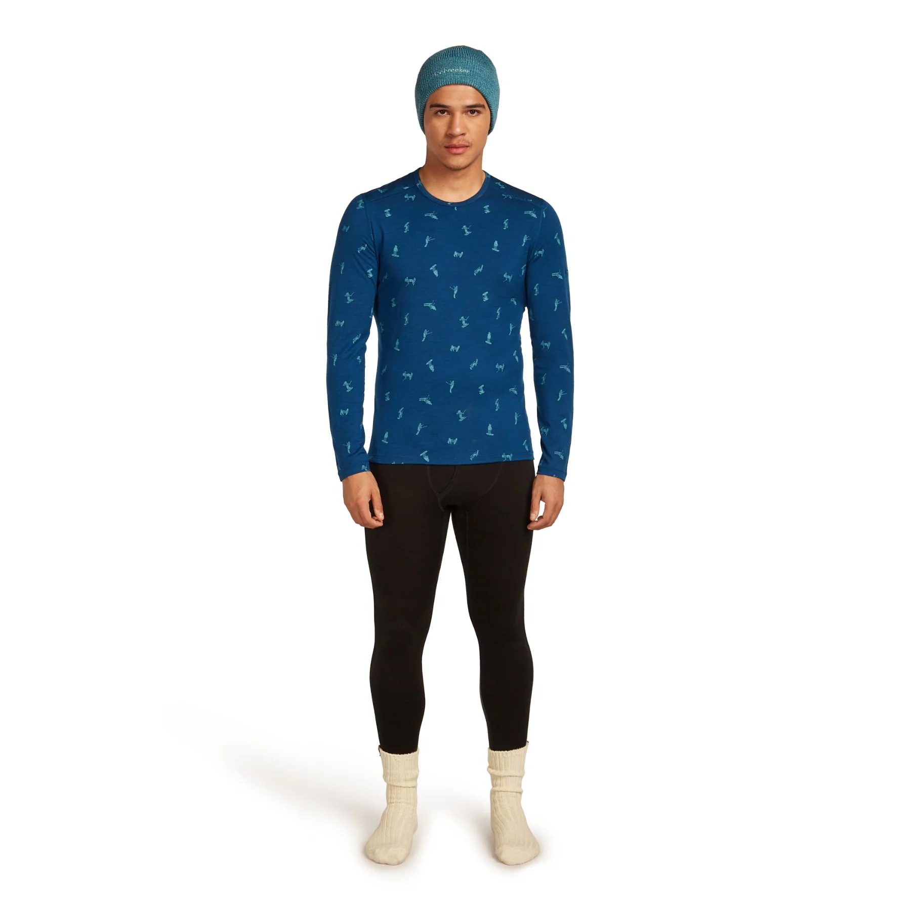 Men's 200 Oasis Long Sleeve Crewe Snow Day Crew - Image 13