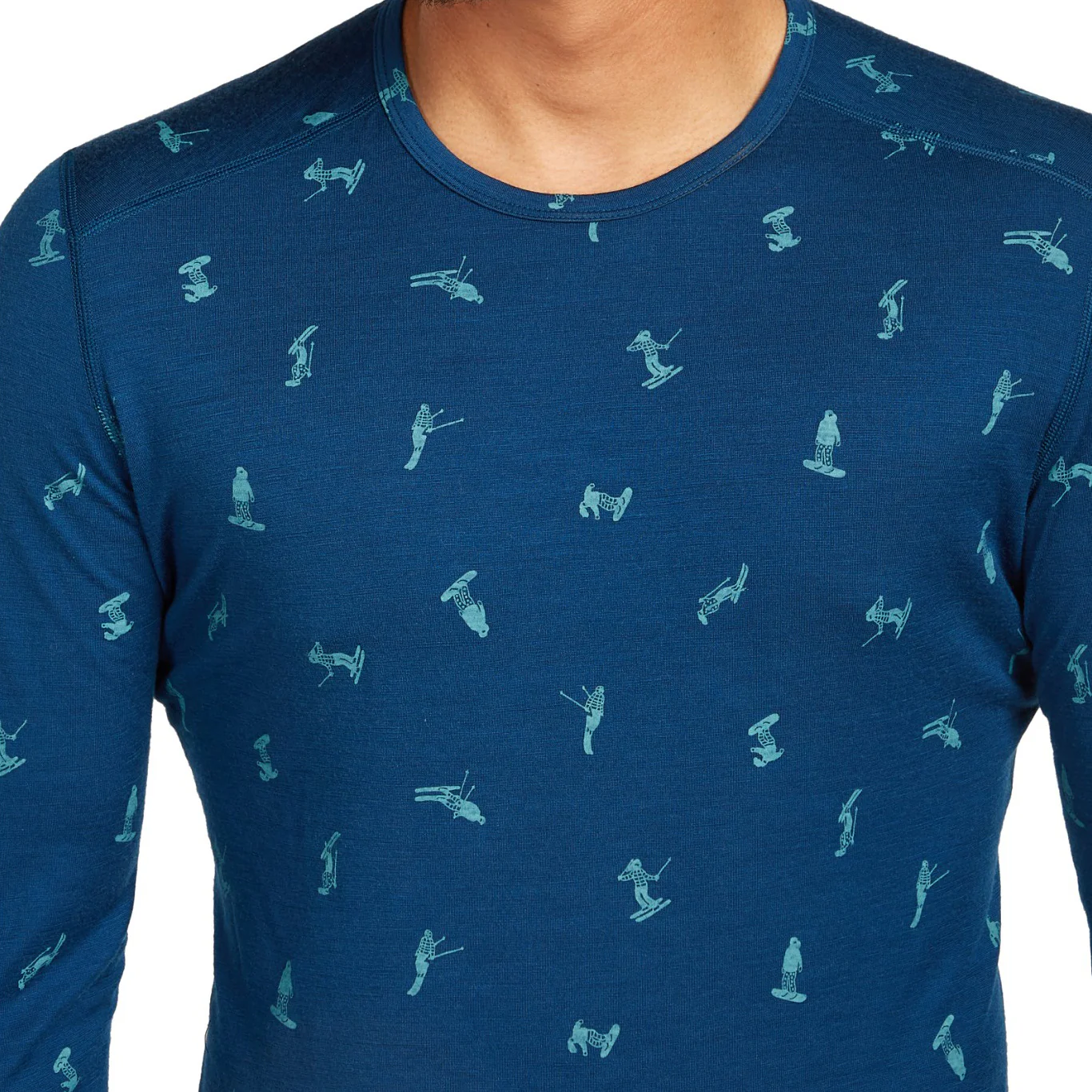 Men's 200 Oasis Long Sleeve Crewe Snow Day Crew - Image 14