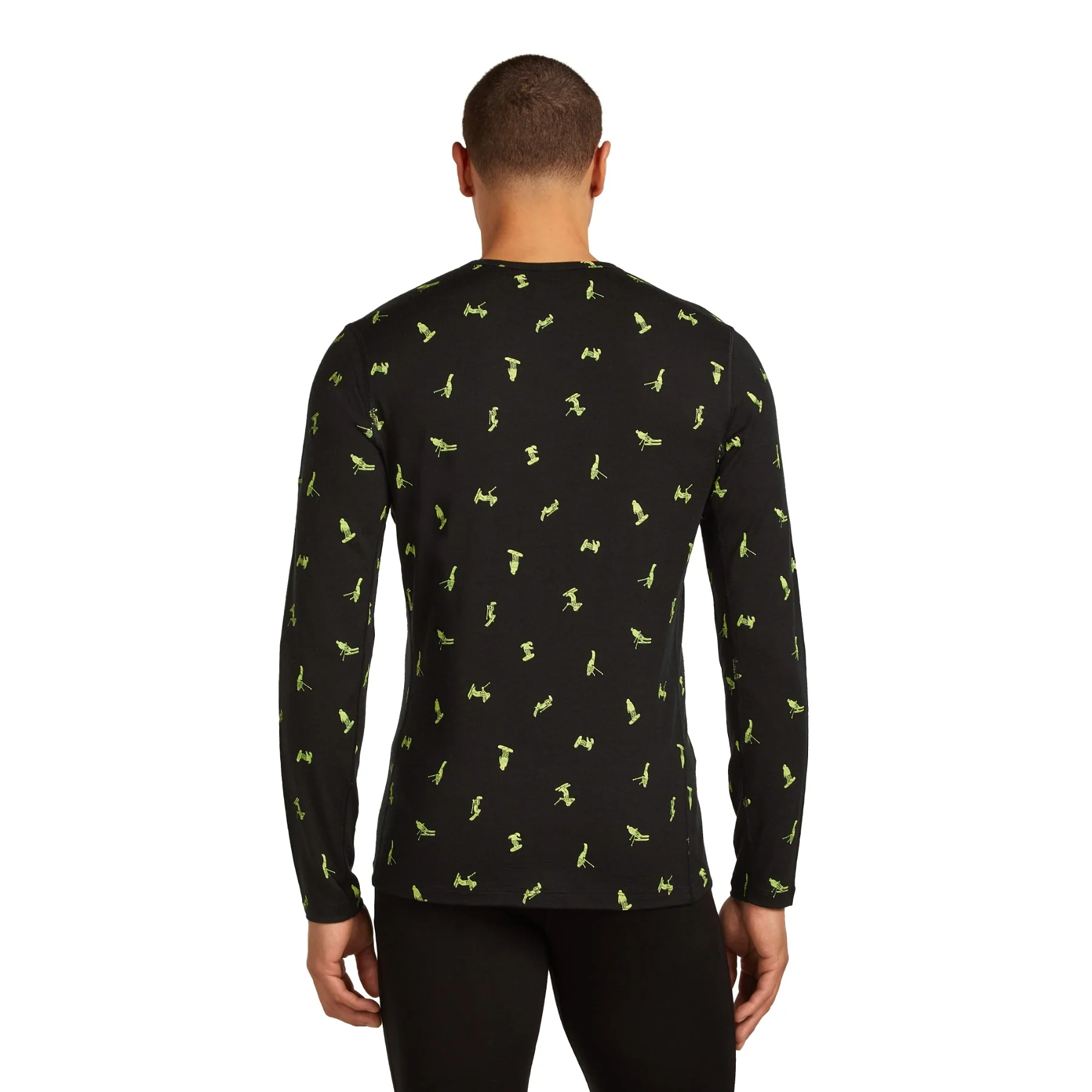 Men's 200 Oasis Long Sleeve Crewe Snow Day Crew - Image 2