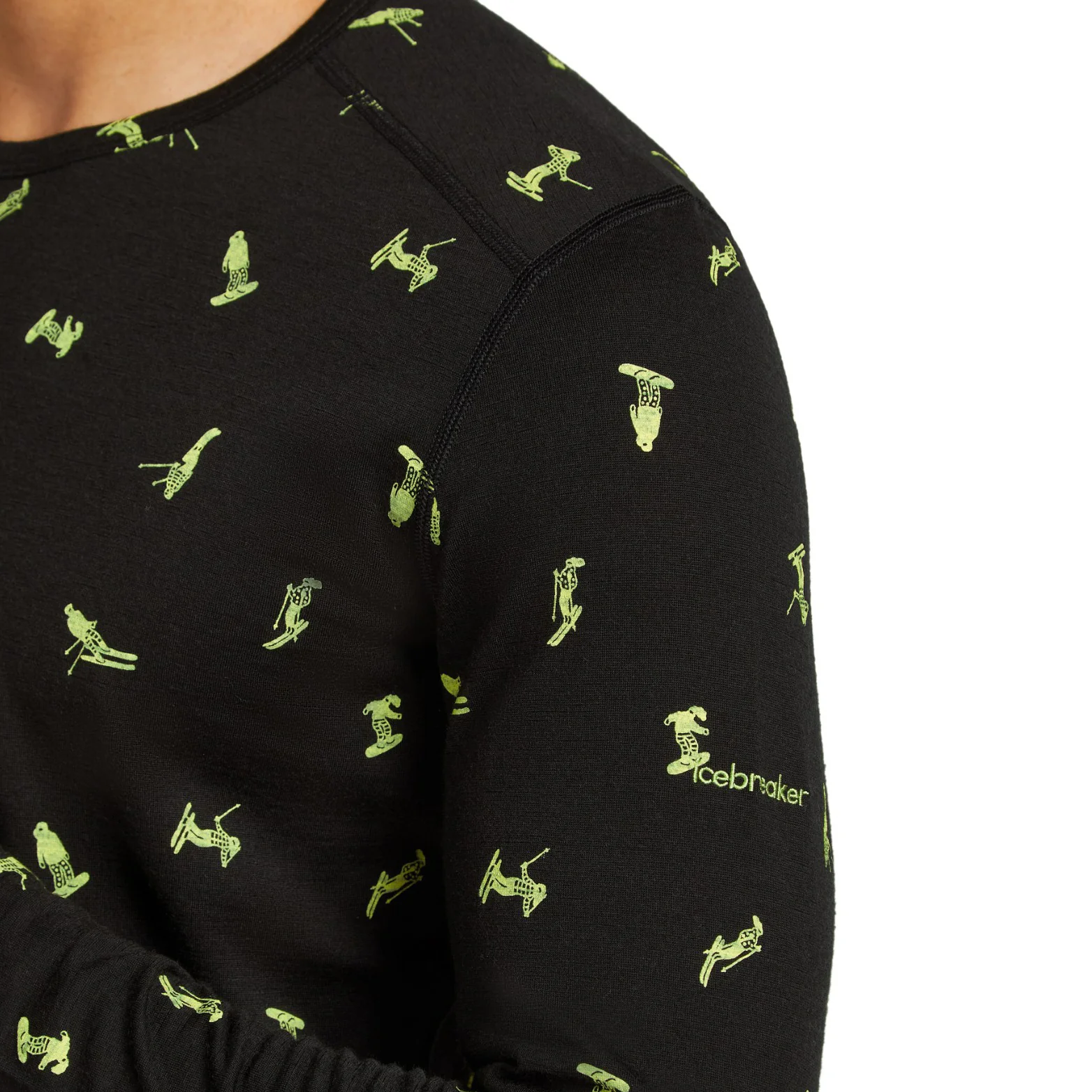 Men's 200 Oasis Long Sleeve Crewe Snow Day Crew - Image 6