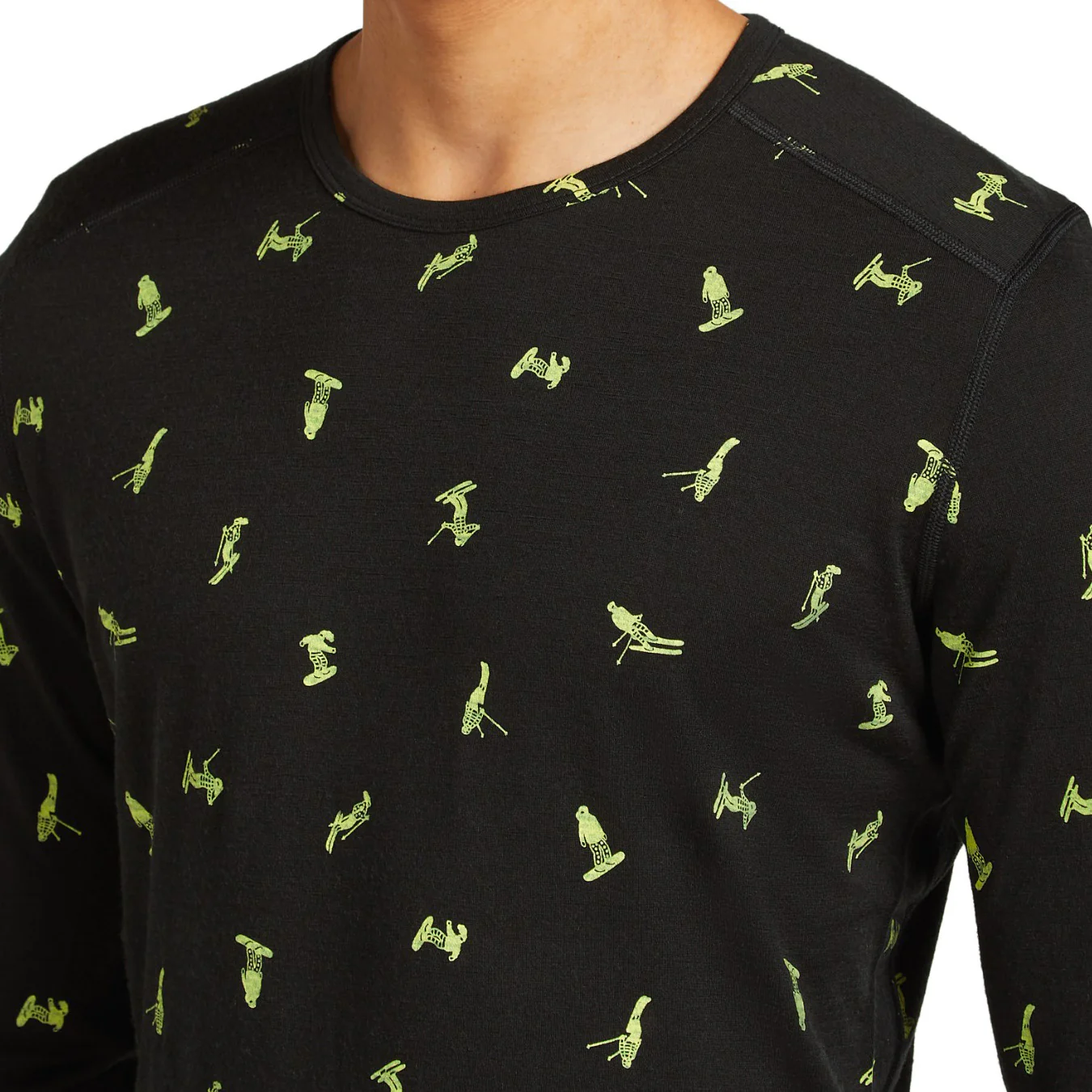 Men's 200 Oasis Long Sleeve Crewe Snow Day Crew - Image 7