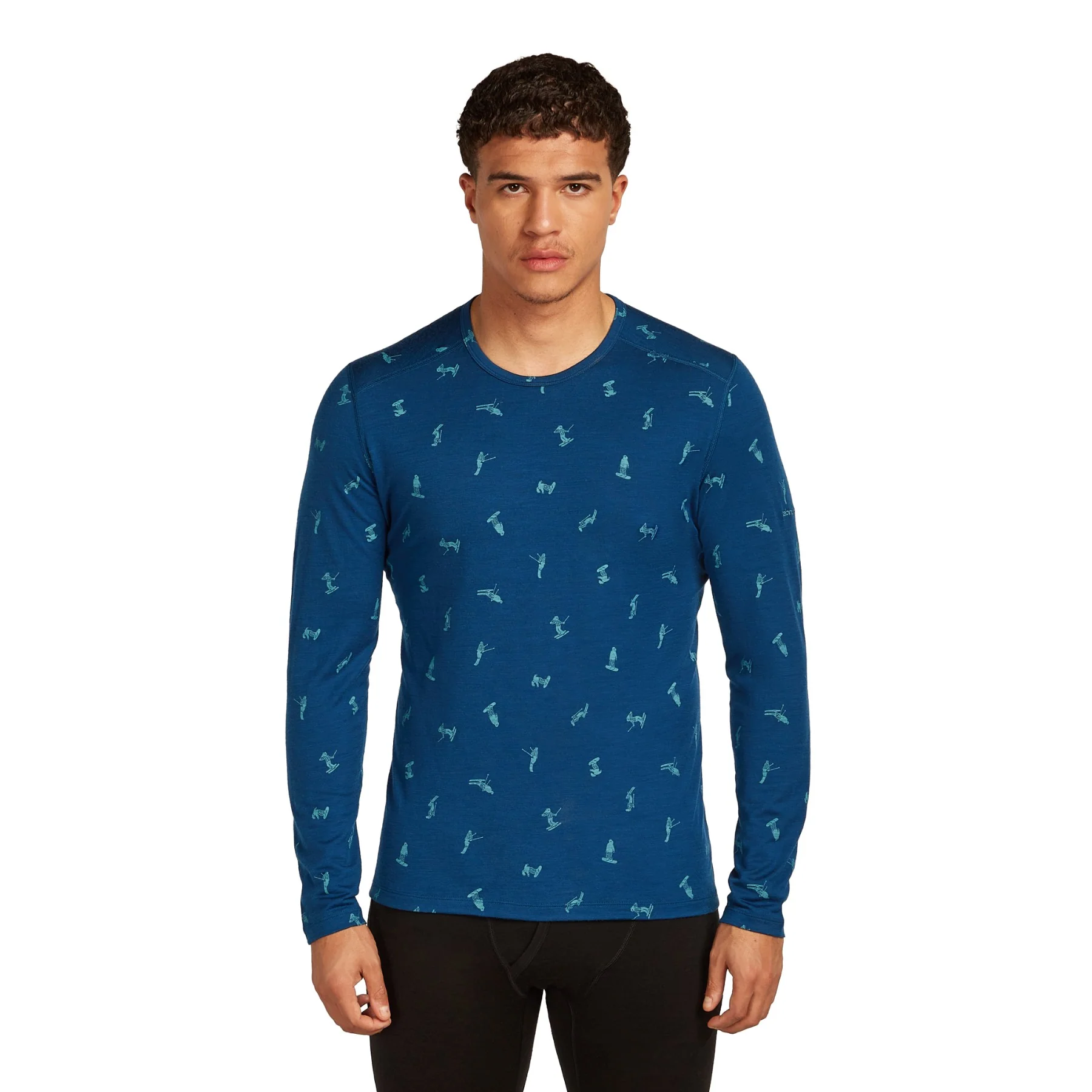 Men's 200 Oasis Long Sleeve Crewe Snow Day Crew - Image 9