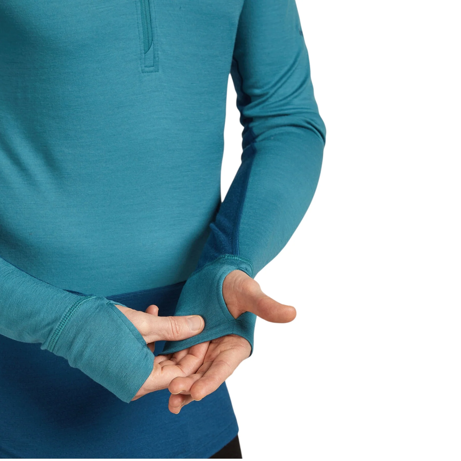 Men's 200 Zoneknit Long Sleeve Half Zip Baselayer - Image 14