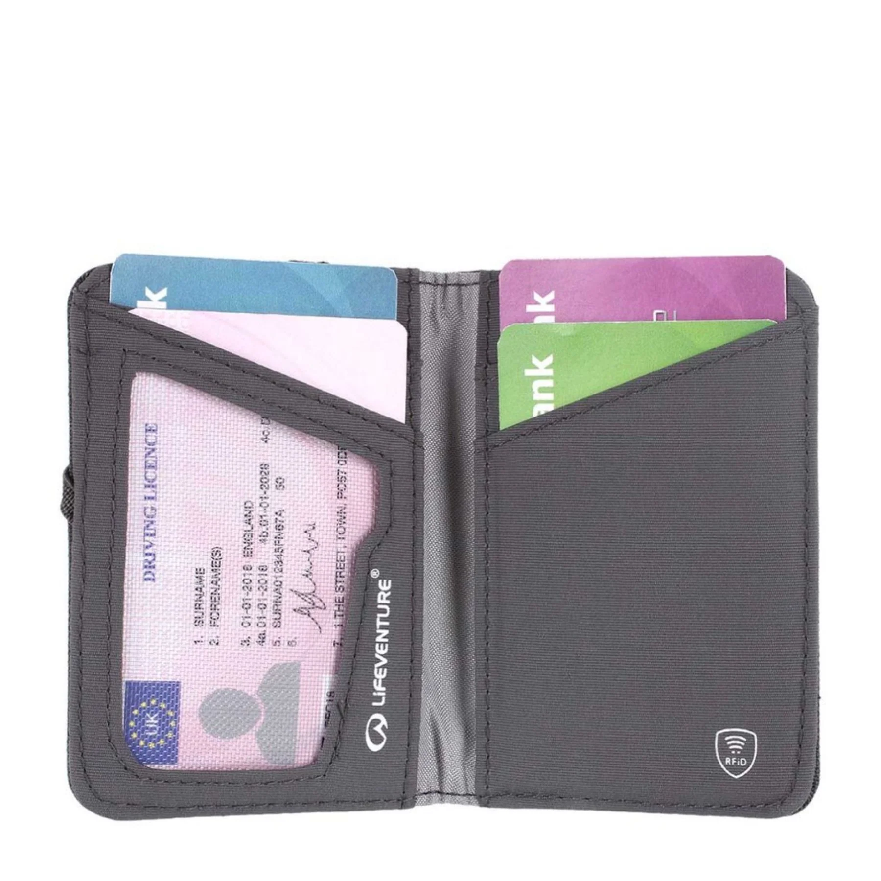 RFID Recycled Card Wallet - Image 3