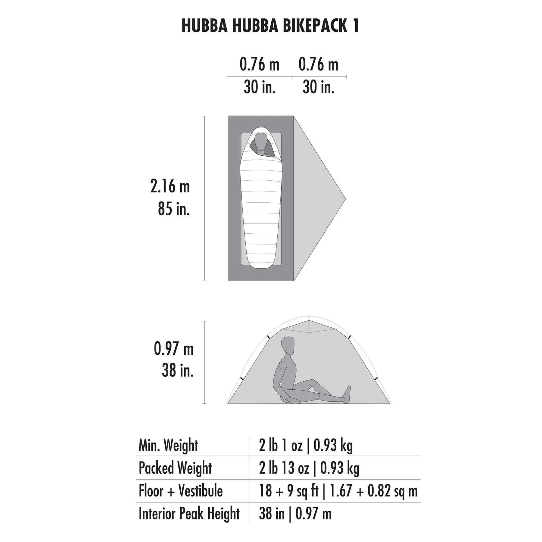 Hubba Hubba Bikepack 1-Person Tent - Image 17