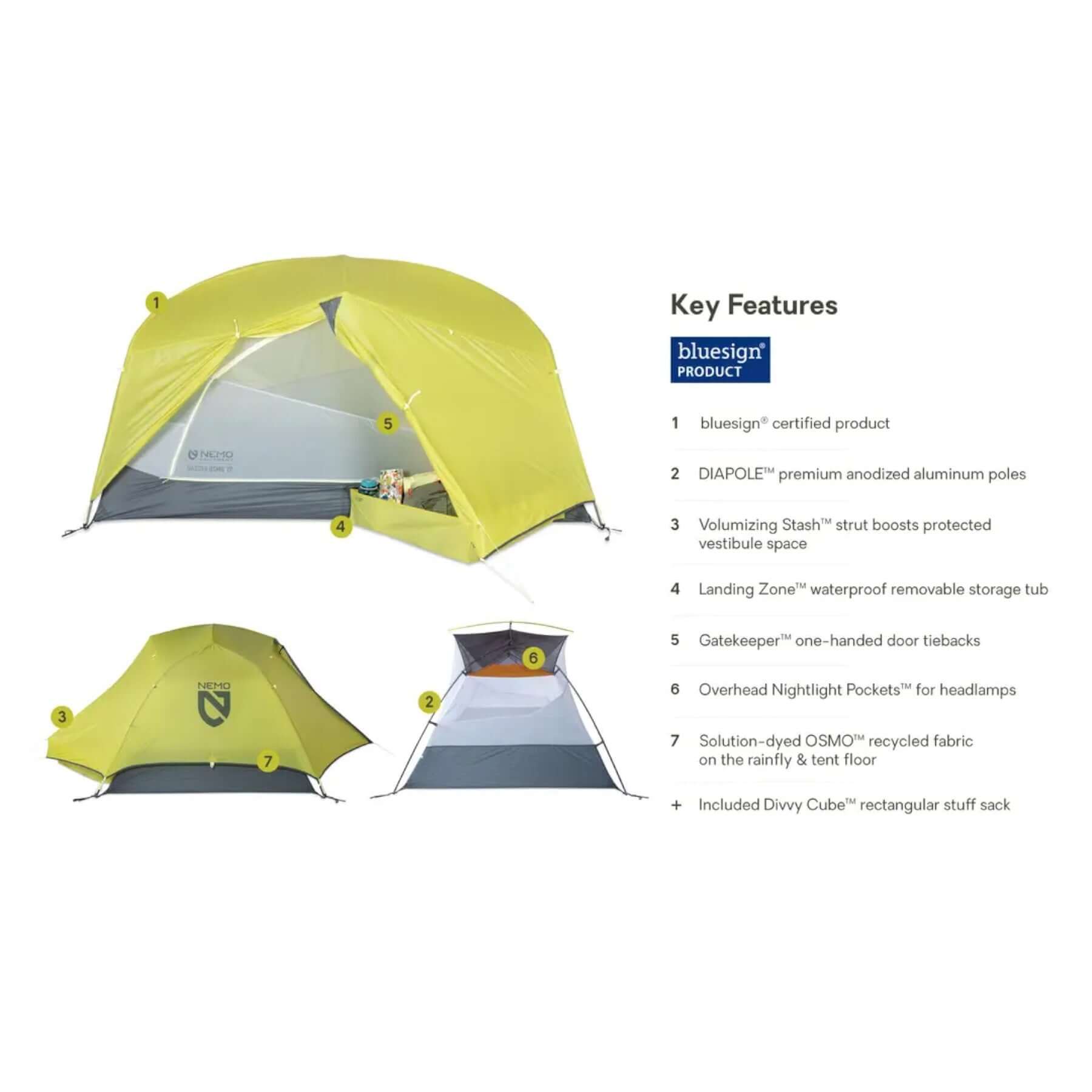 Dagger OSMO Ridge 2 Person Trekking Tent - Image 2