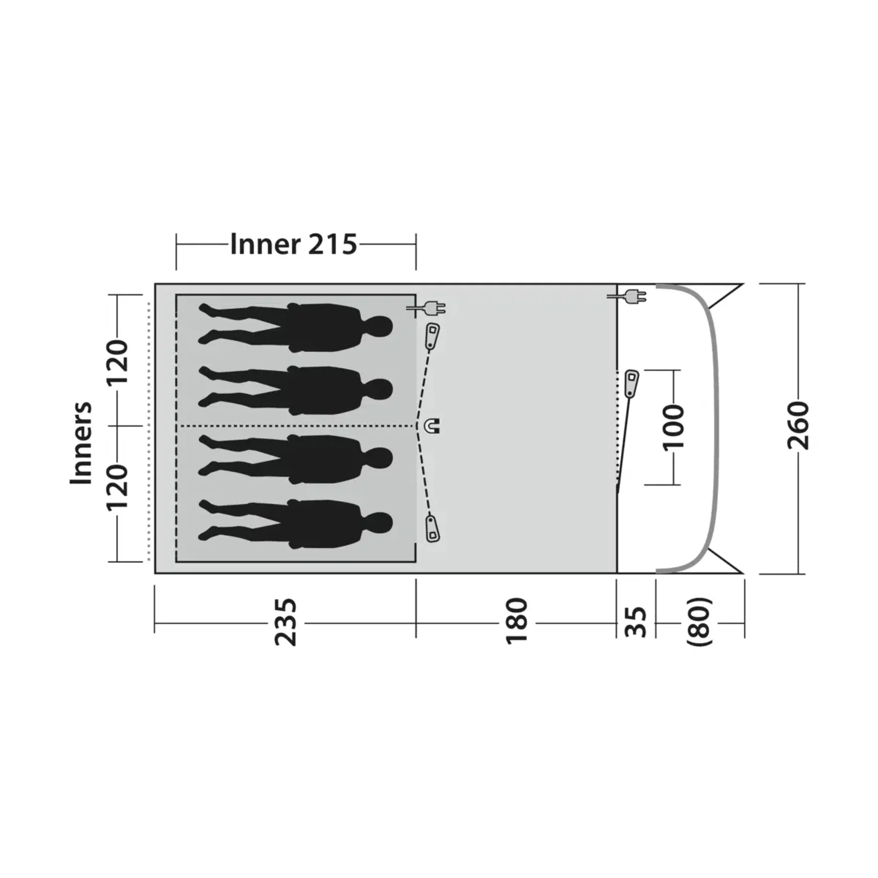 Durango 4 4-Person Family Tent - Image 2