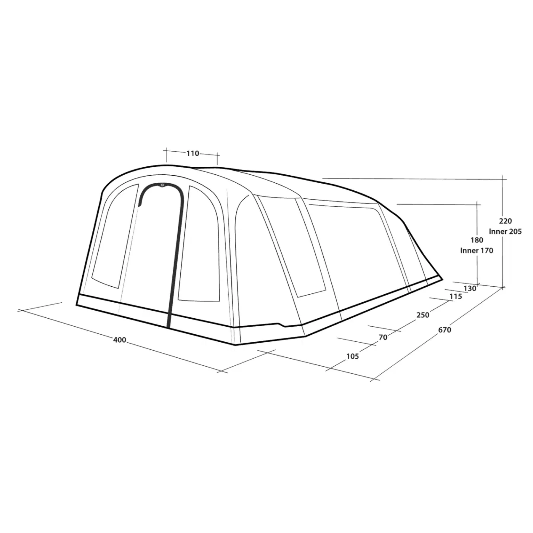 Sacramento 6 Air 6-Person Tent - Image 9