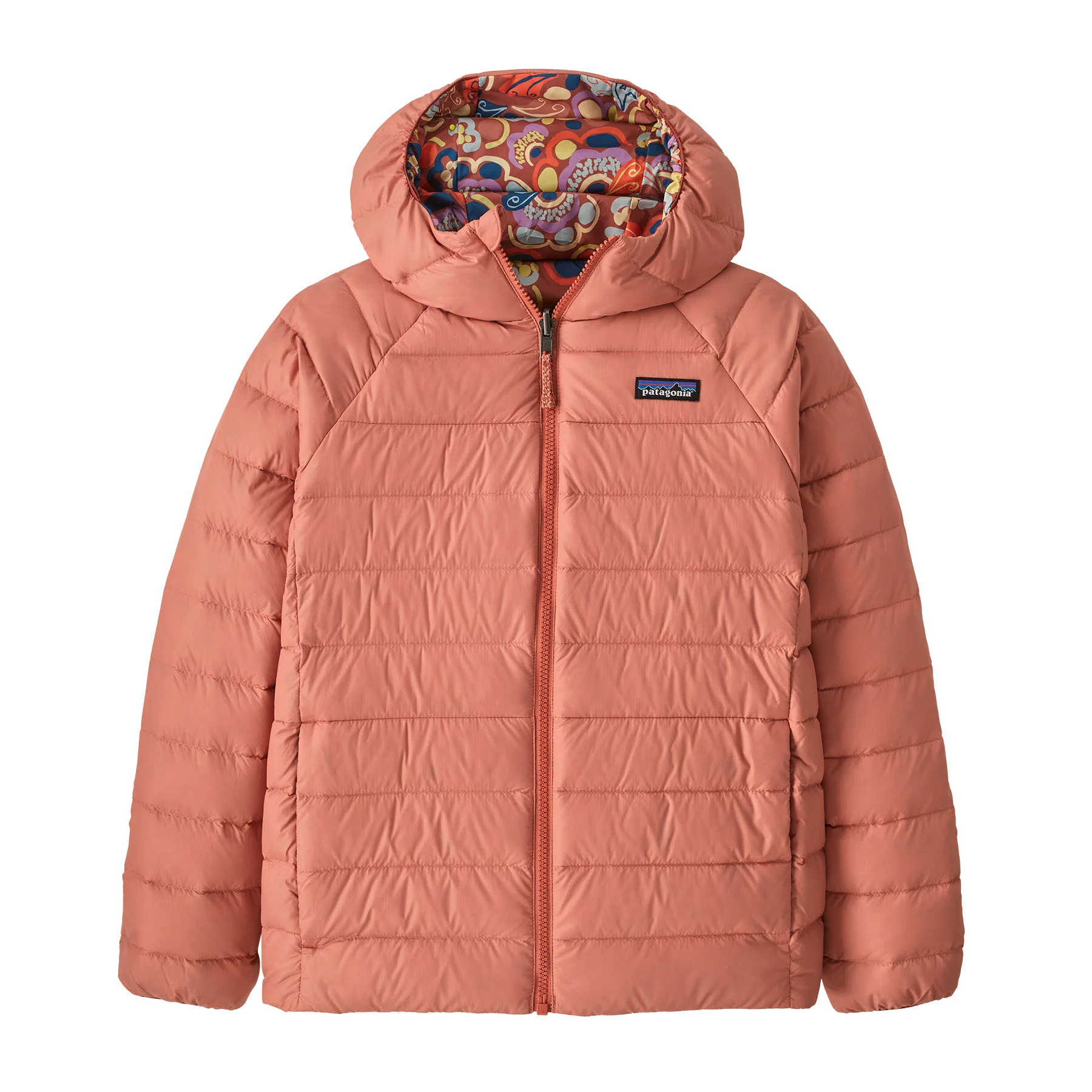 Kids' Reversible Down Sweater Hooded Jacket - Image 6