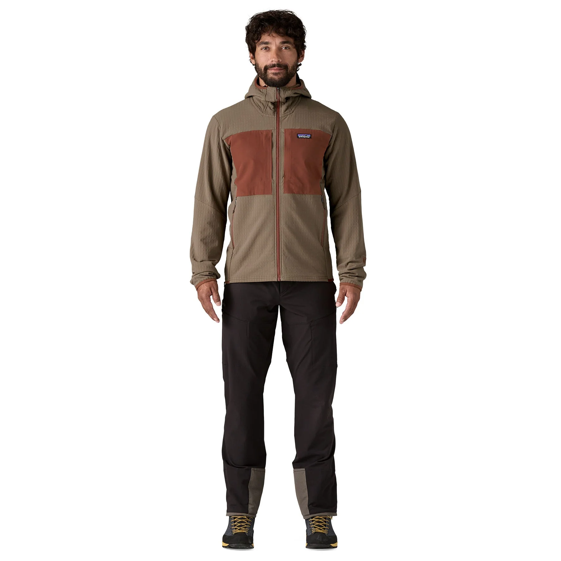 Men's R2 TechFace Hooded Softshell Jacket - Image 3