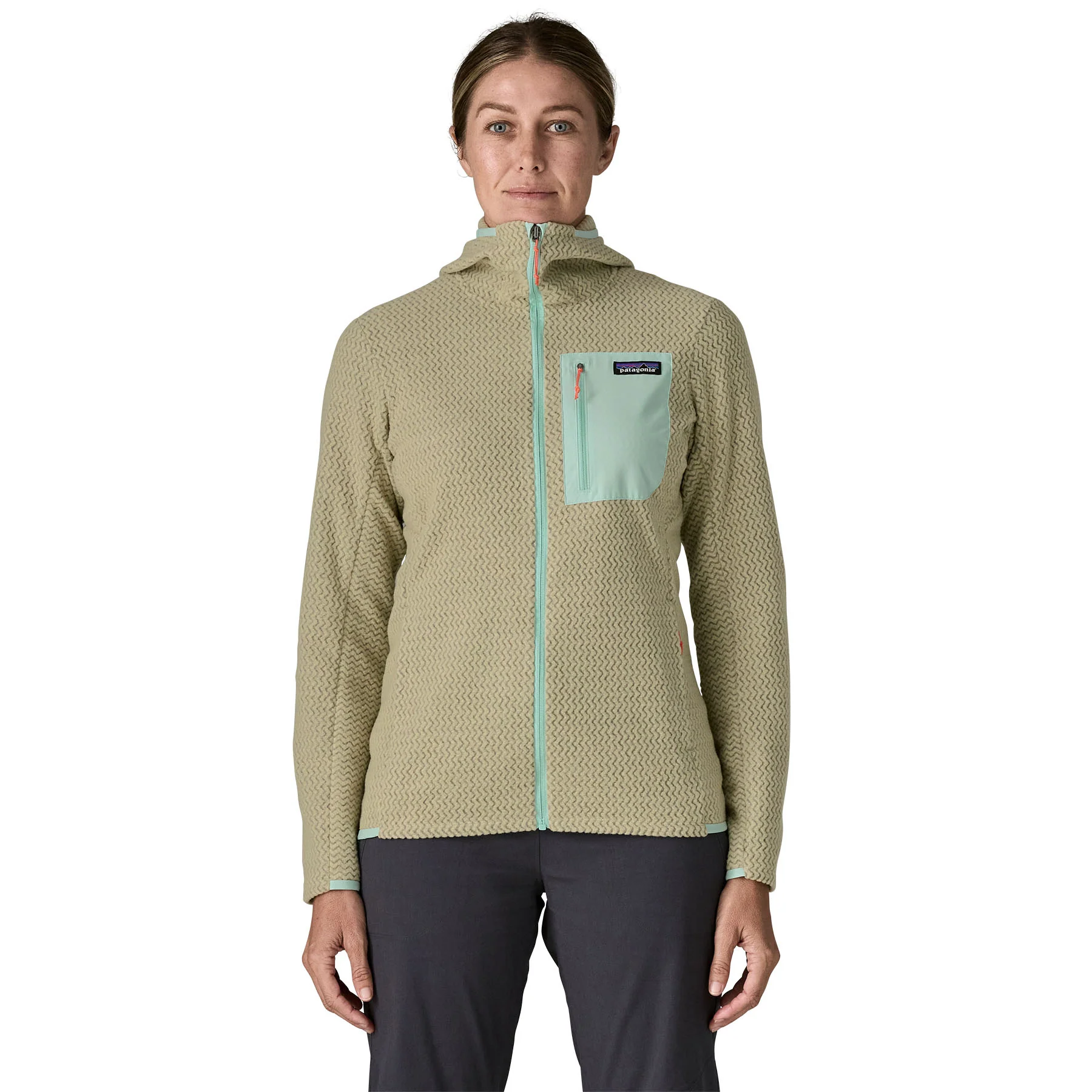 Women's R1 Air Full-Zip Hooded Fleece Jacket