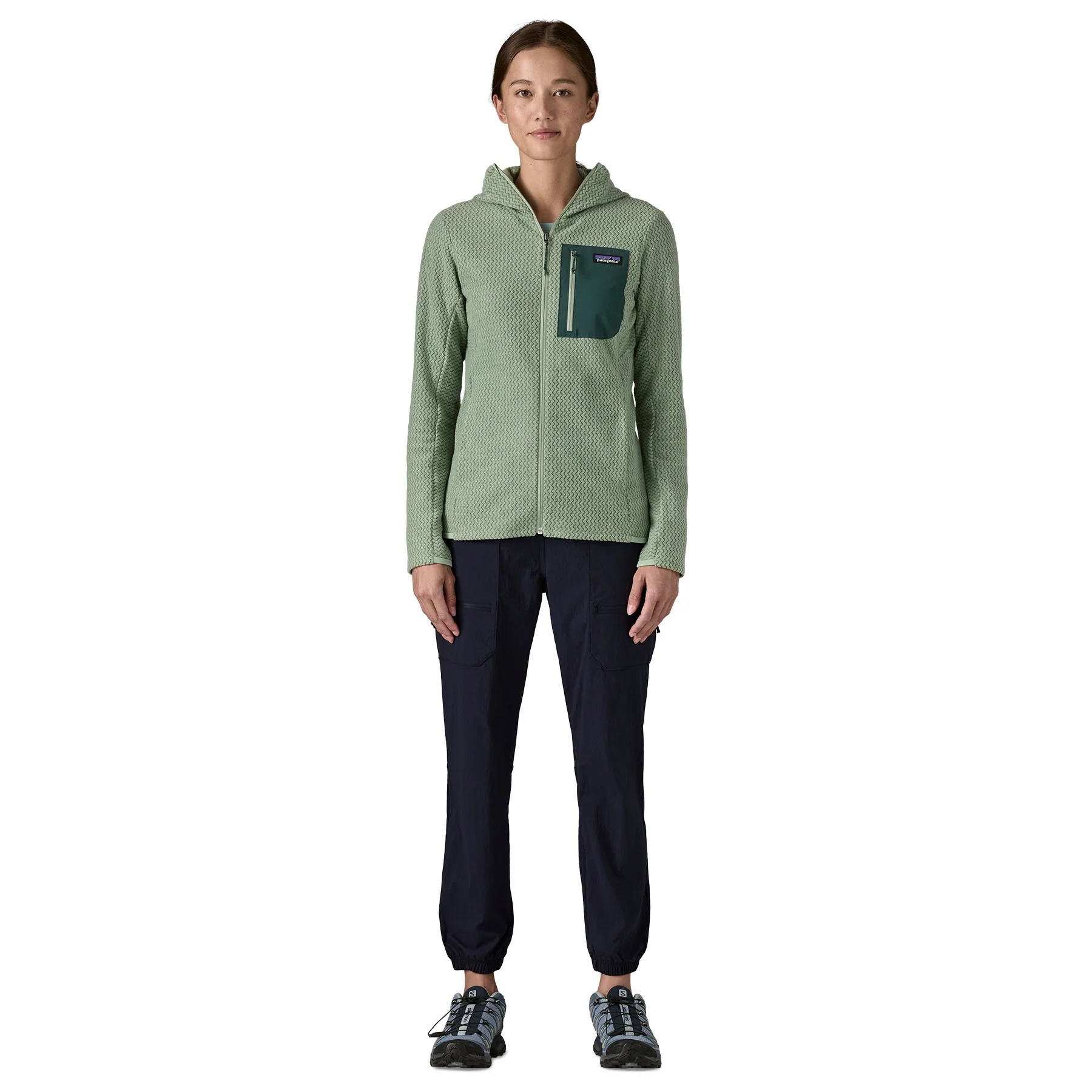 Women's R1 Air Full-Zip Hooded Fleece Jacket - Image 17