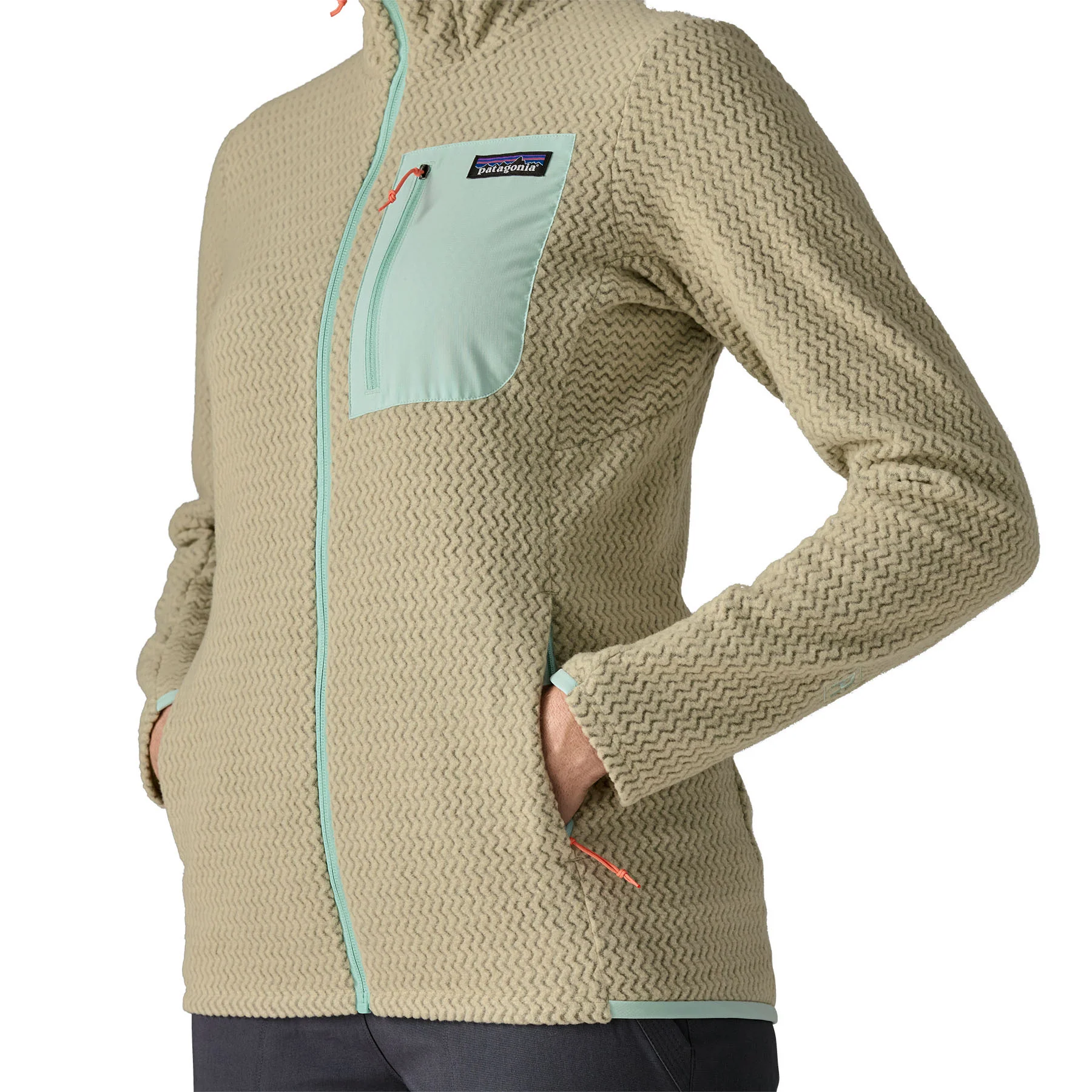 Women's R1 Air Full-Zip Hooded Fleece Jacket - Image 8