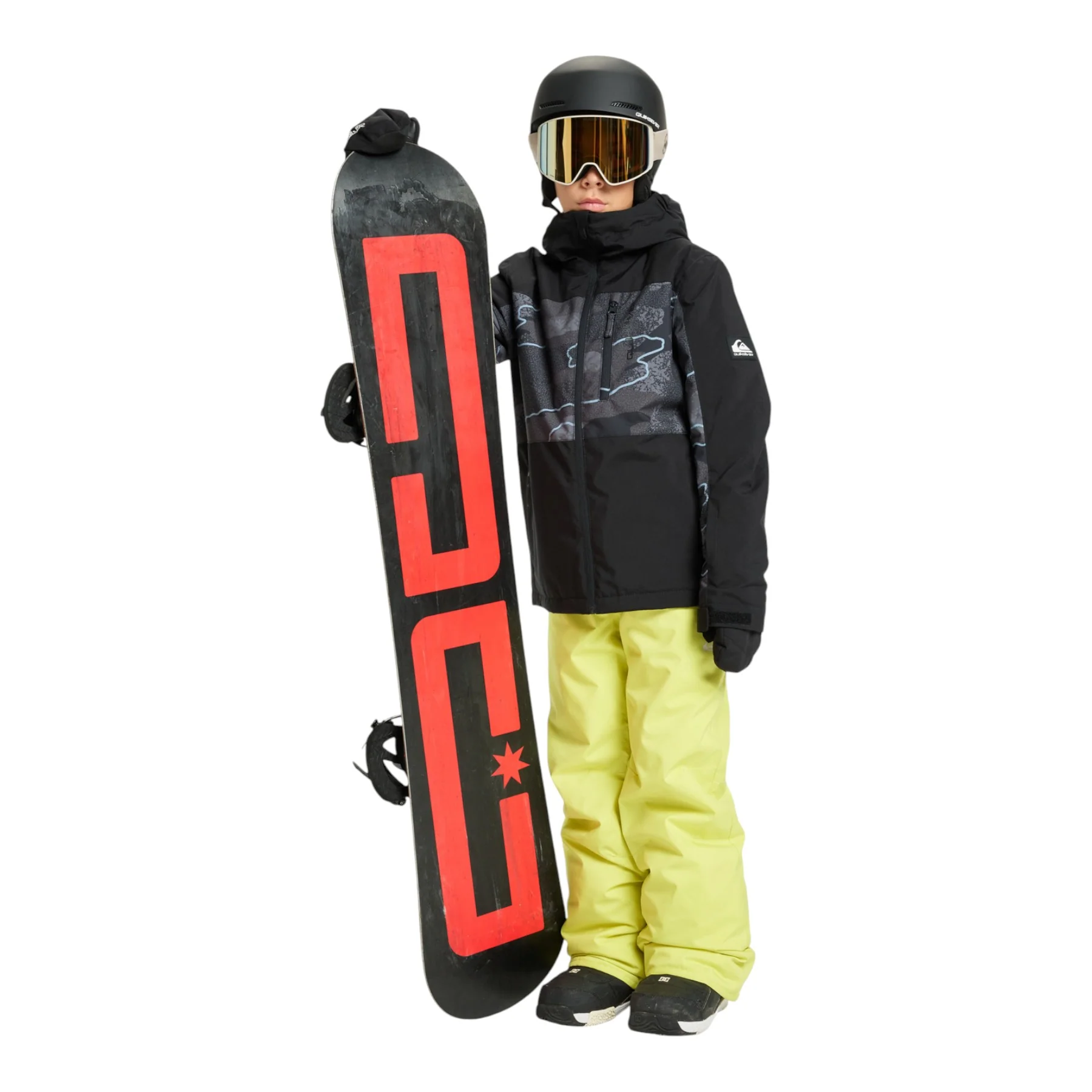 Boys' Side Hit Printed Ski Jacket - Image 4