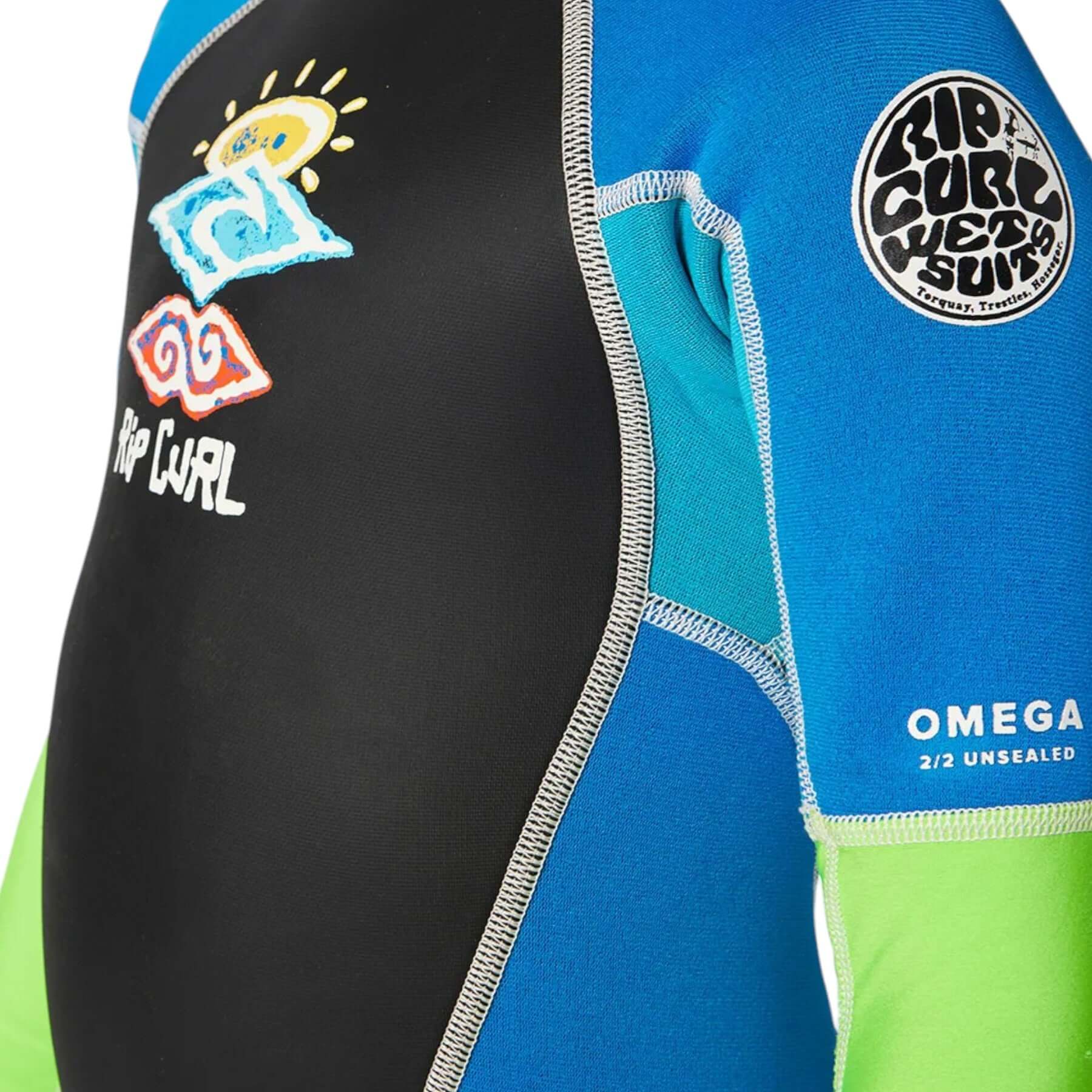 Kids' Groms Omega Back Zip Easy Off Wetsuit - Image 7