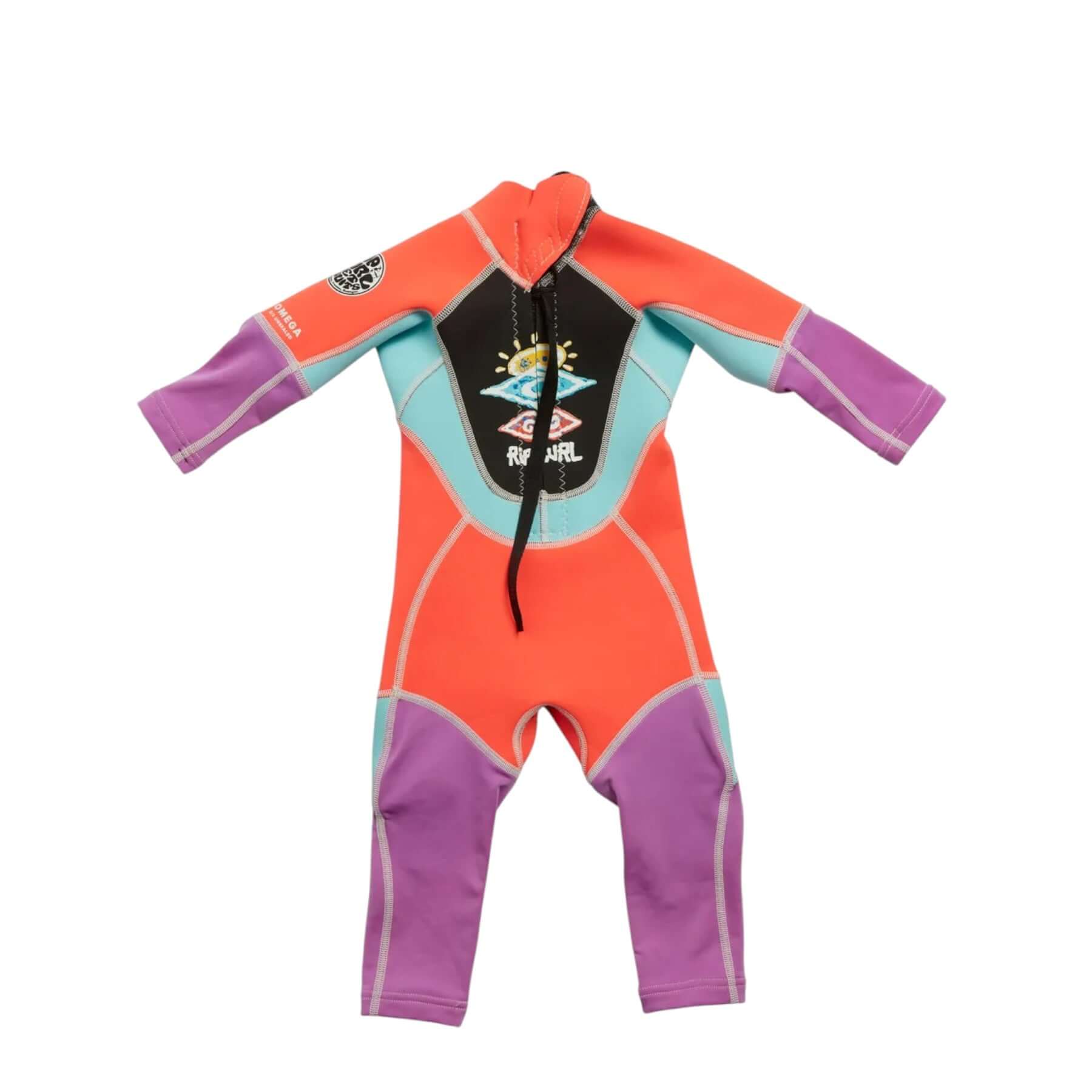 Kids' Groms Omega Back Zip Easy Off Wetsuit - Image 9