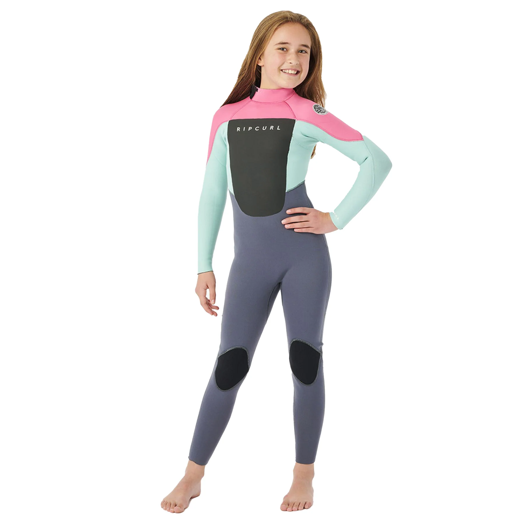Kids' Omega 3/2 Back Zip Wetsuit - Image 4