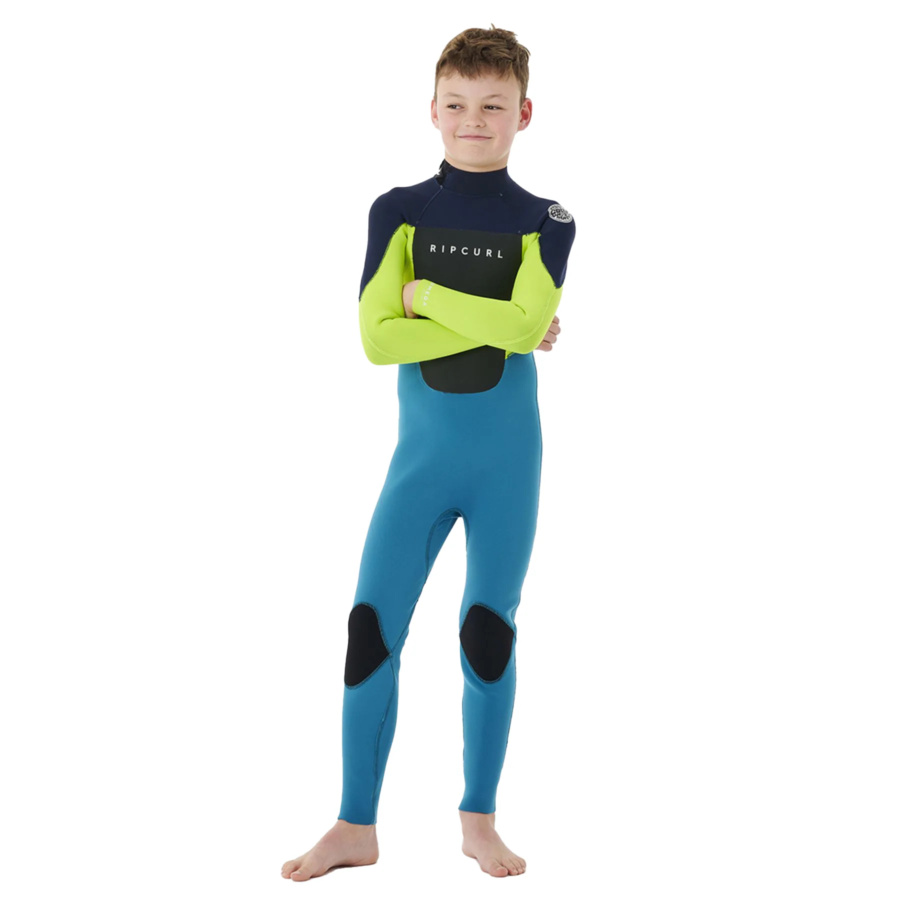 Kids' Omega 3/2 Back Zip Wetsuit - Image 9