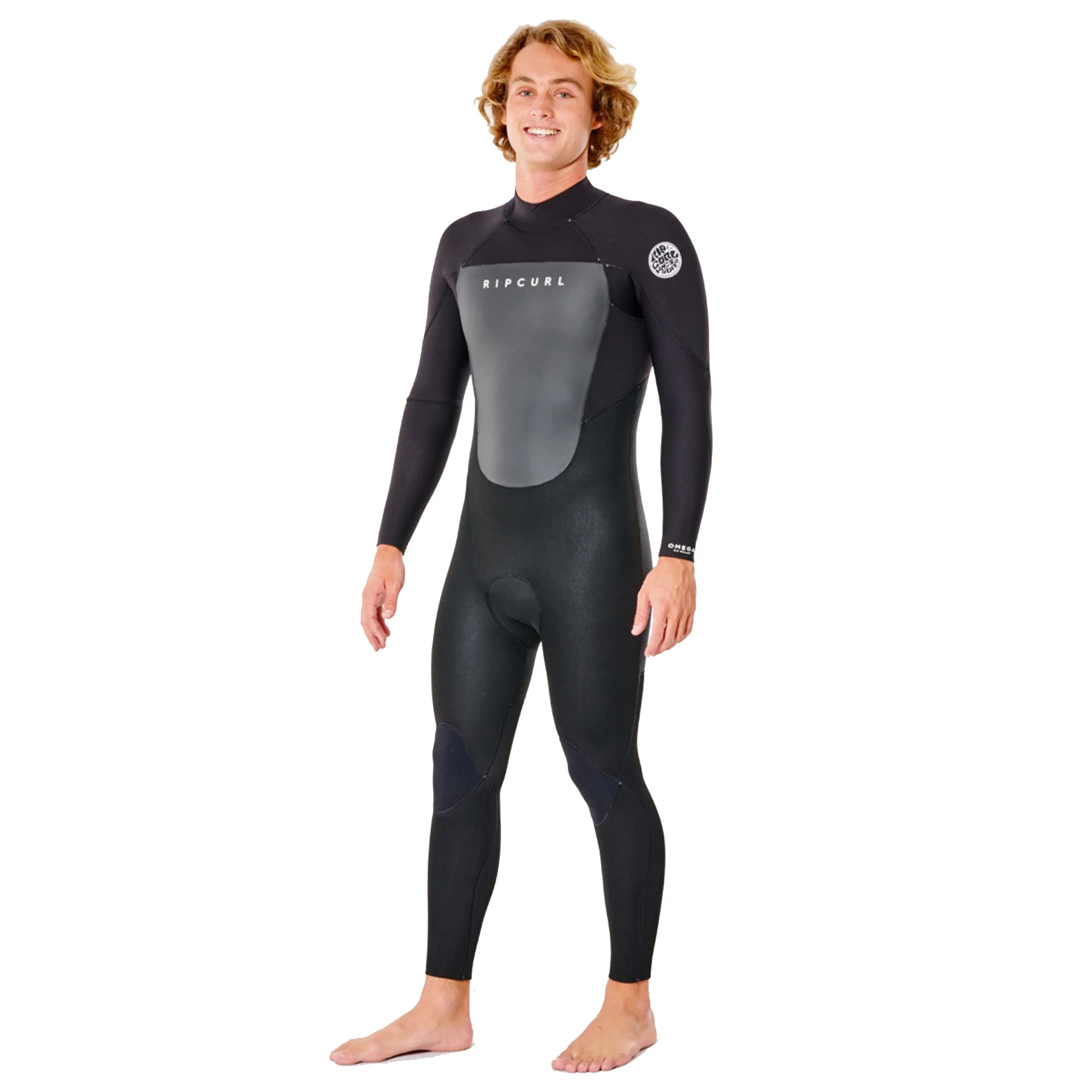 Men's Omega 3/2mm Steamer Back Zip Wetsuit - Image 10
