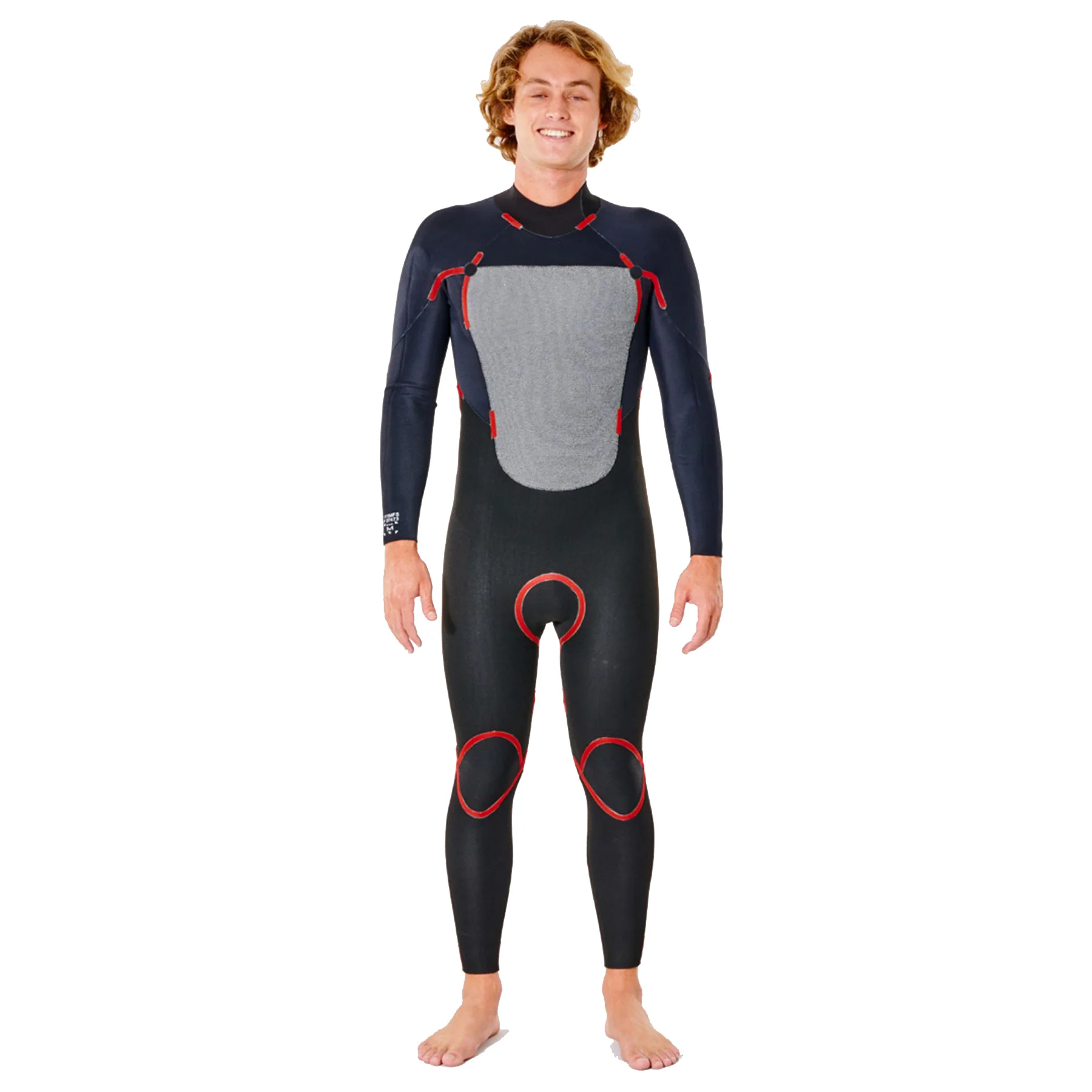 Men's Omega 3/2mm Steamer Back Zip Wetsuit - Image 4