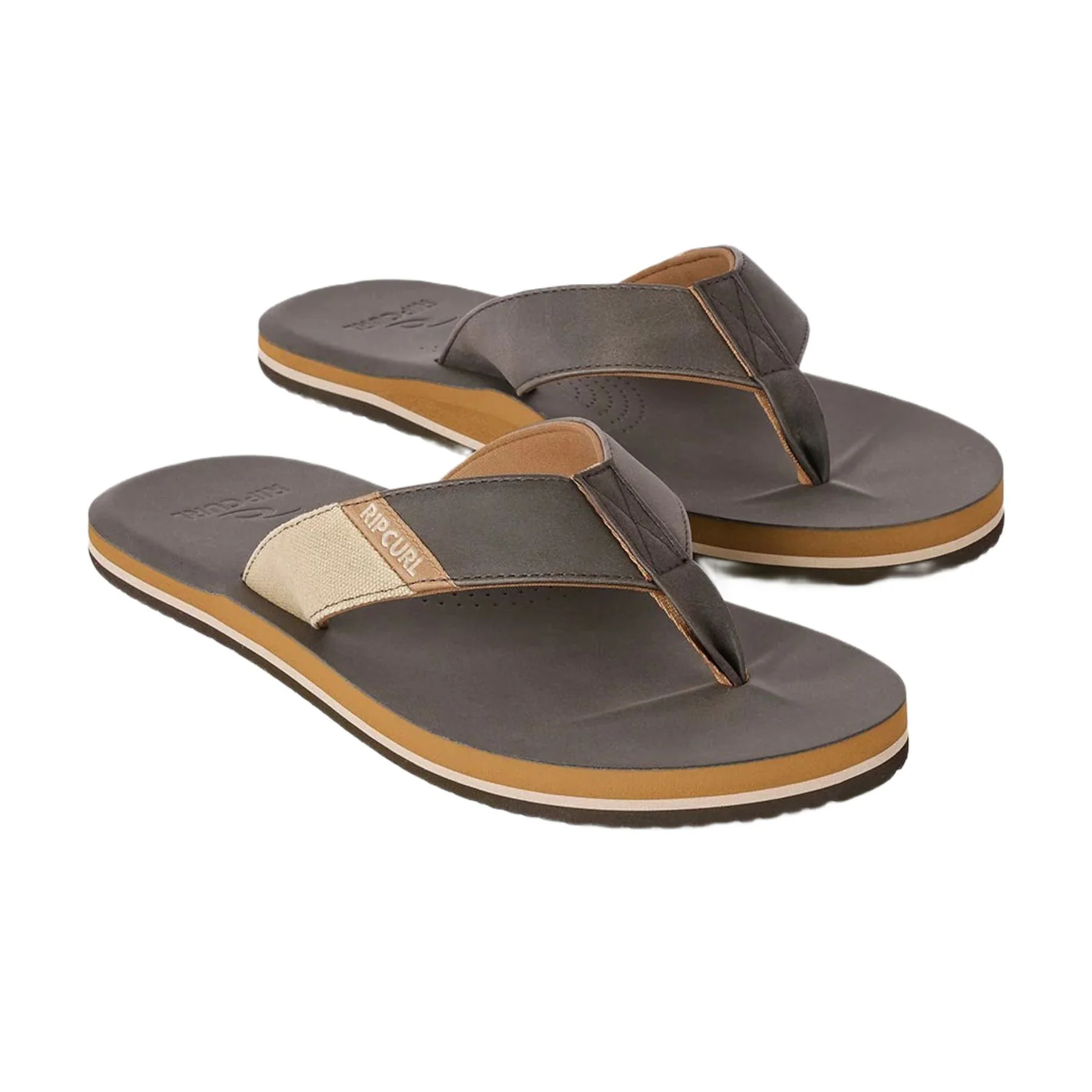 Men's Oxford Bloom Open Toe Sliders - Image 7