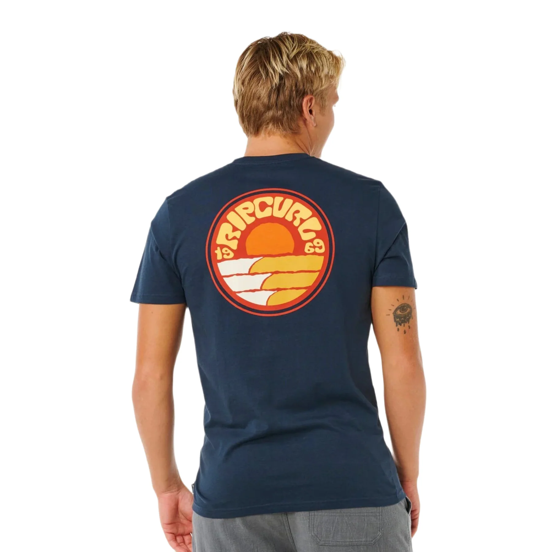 Men's Pacific Rinse Stacked T-Shirt - Image 2