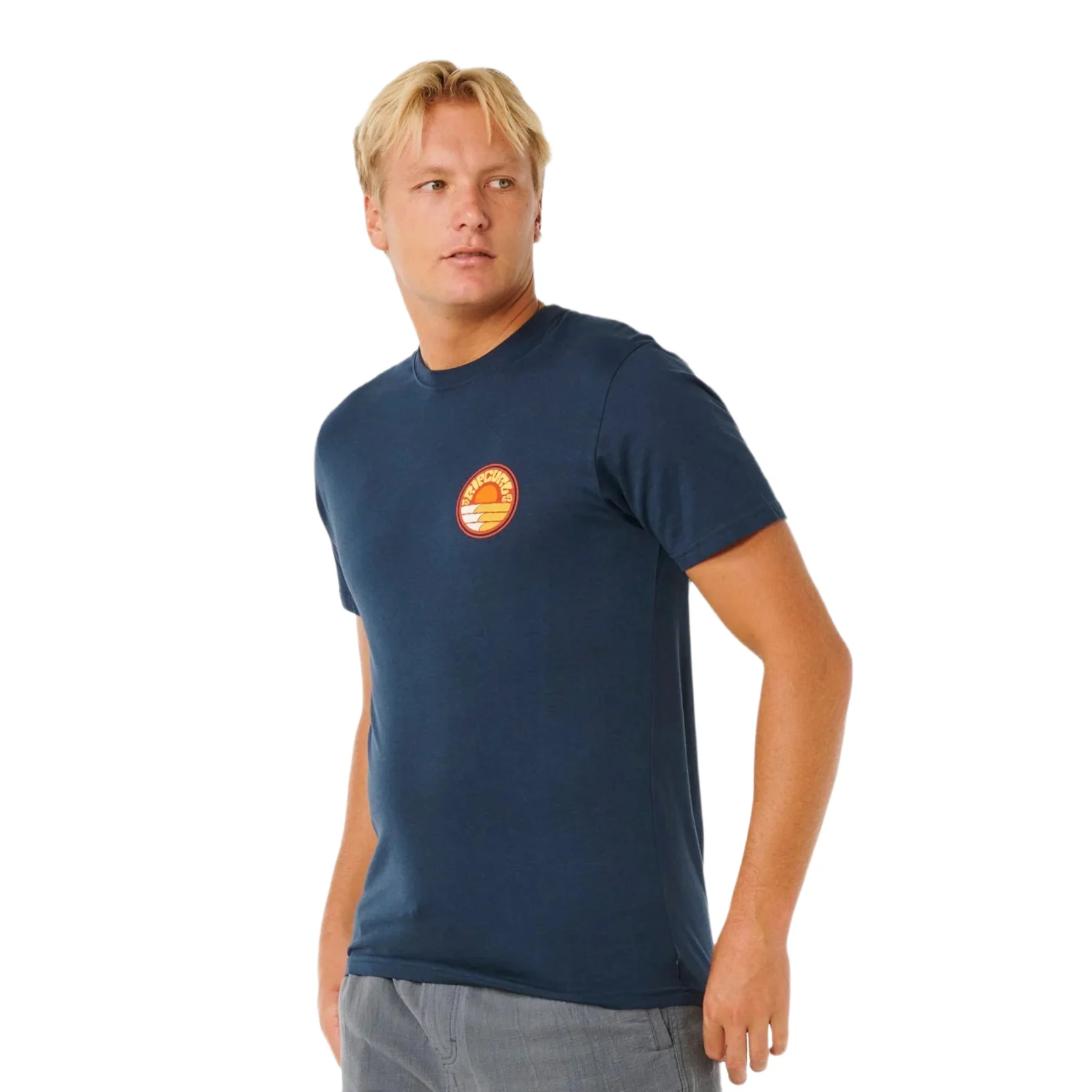 Men's Pacific Rinse Stacked T-Shirt - Image 3