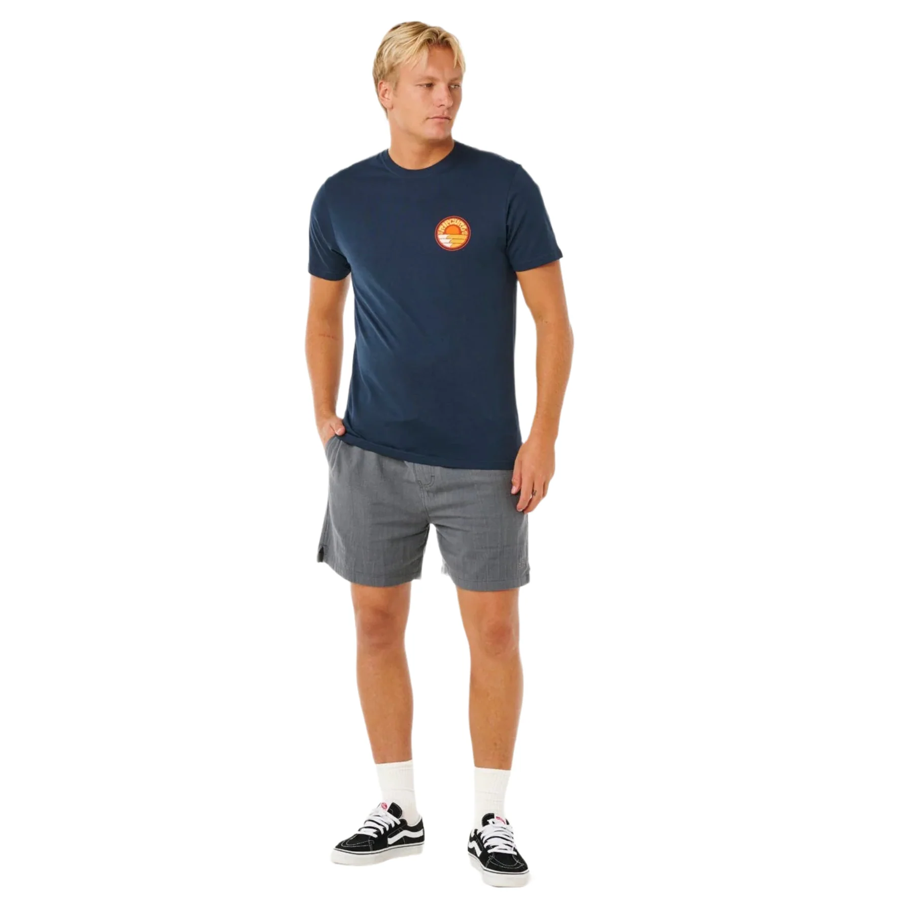 Men's Pacific Rinse Stacked T-Shirt - Image 4