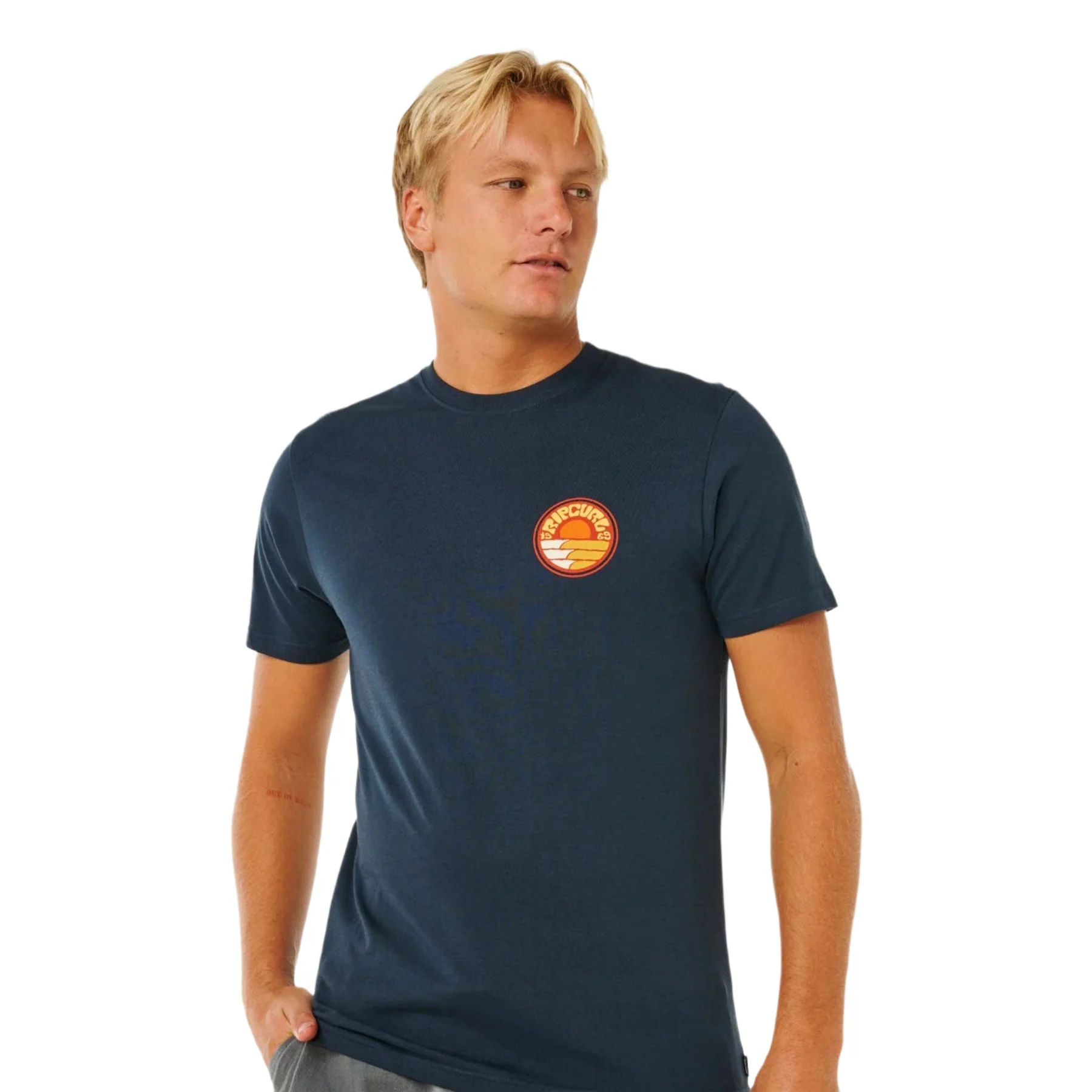 Men's Pacific Rinse Stacked T-Shirt - Image 5