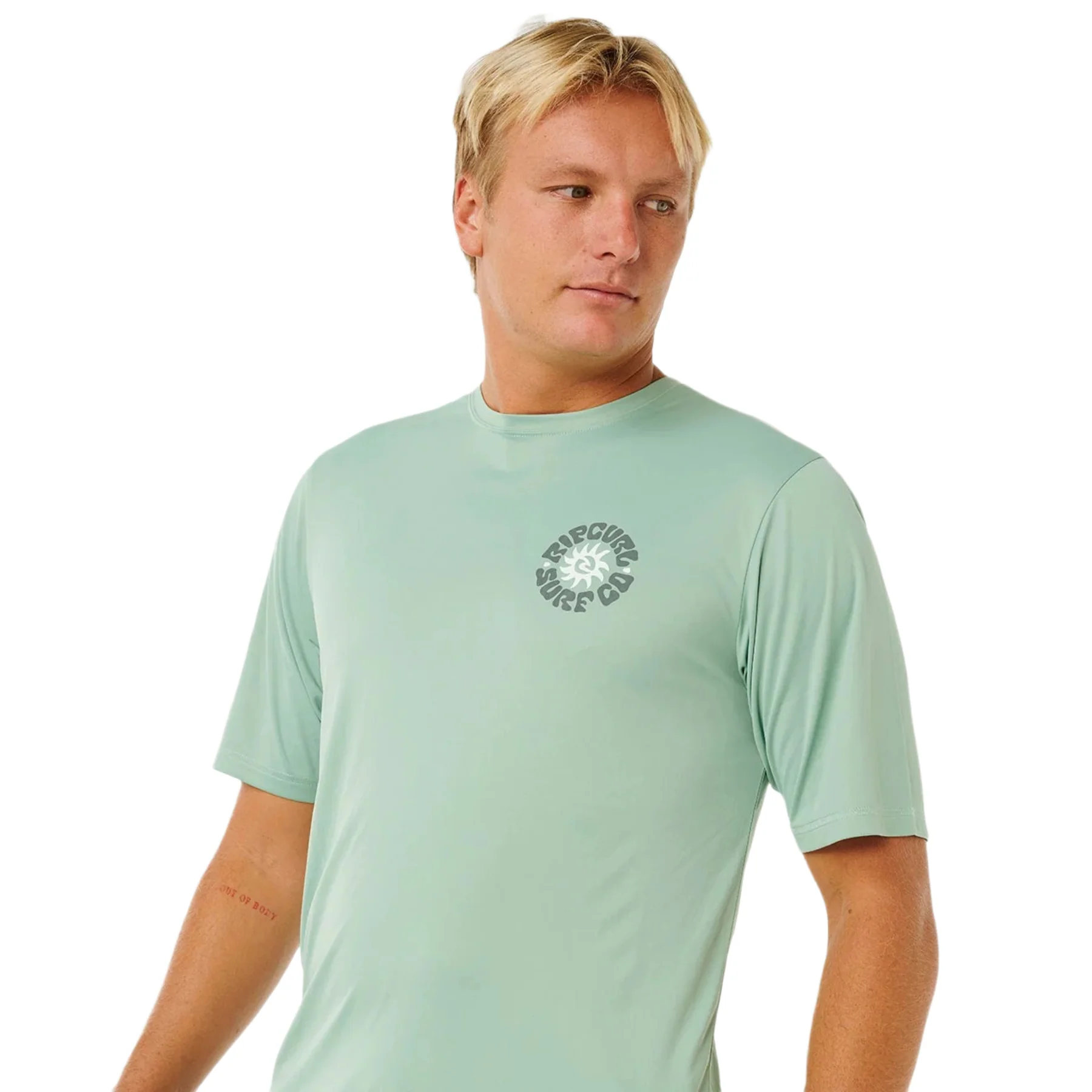 Men's Pacific Rinse Surflite UPF Short Sleeve Rash Vest - Image 10