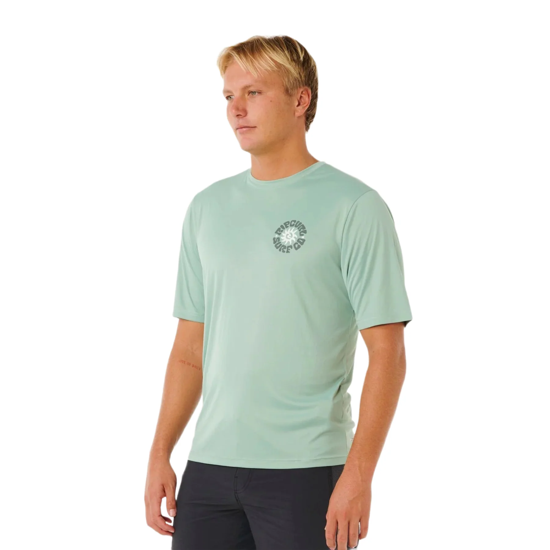 Men's Pacific Rinse Surflite UPF Short Sleeve Rash Vest - Image 8