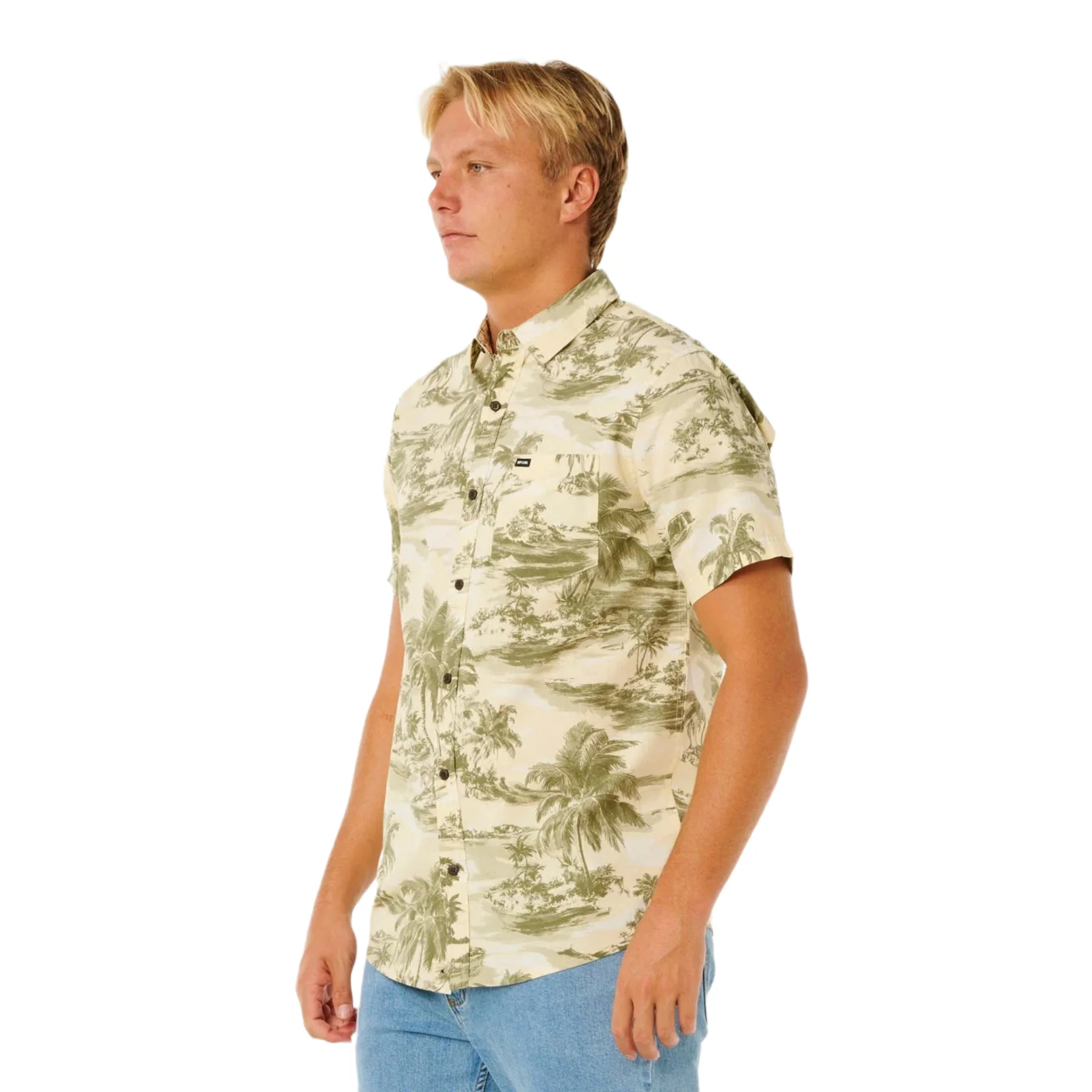 Men's Sessions Short Sleeve Button Shirt - Image 3