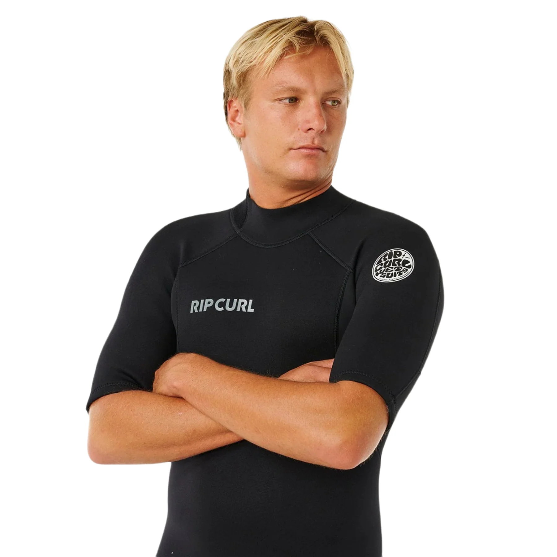 Men's Trad Back Zip Short Sleeve Spring 22 Flat Lock Wetsuit - Image 4