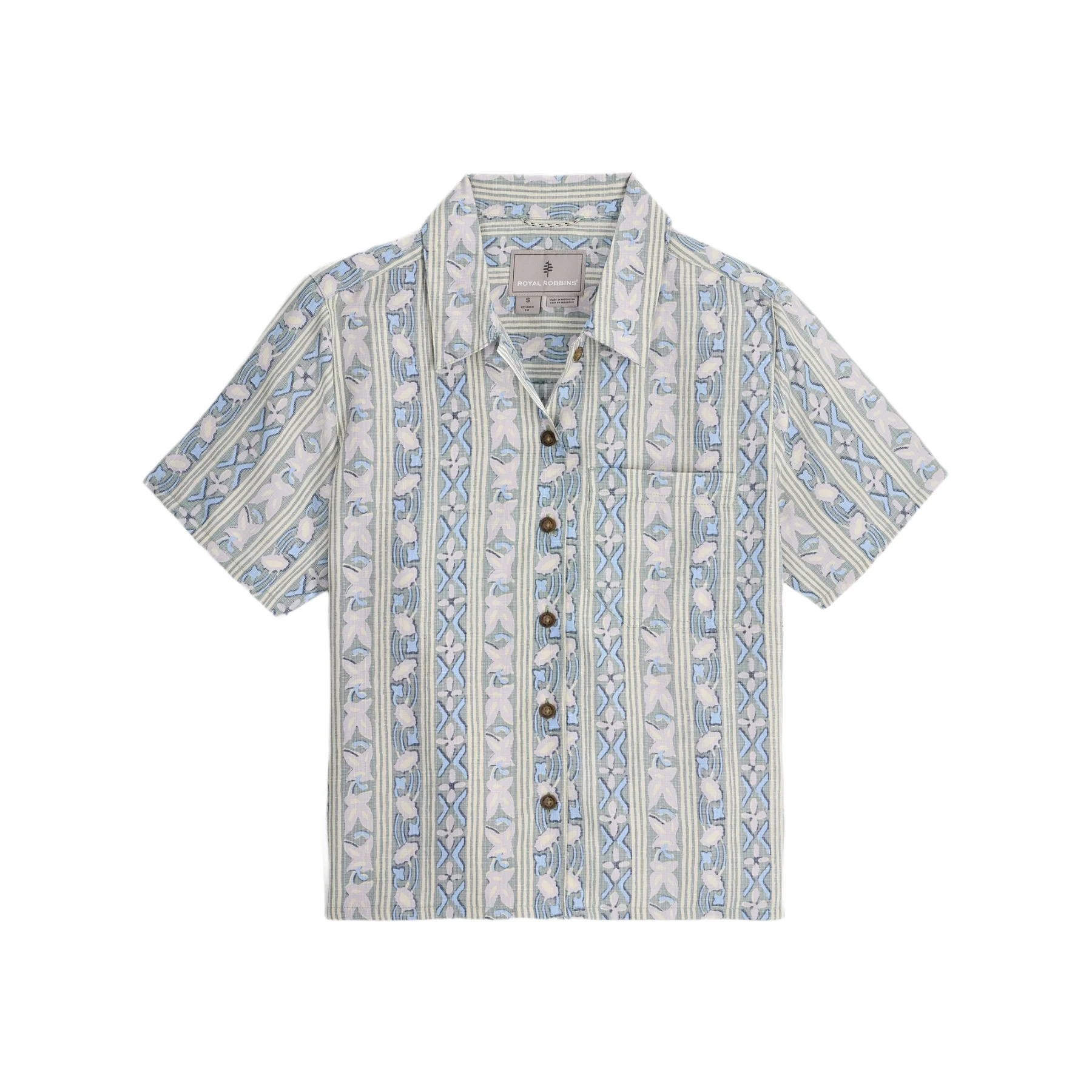 Women's Camino Pucker Short Sleeve Button Shirt - Image 4